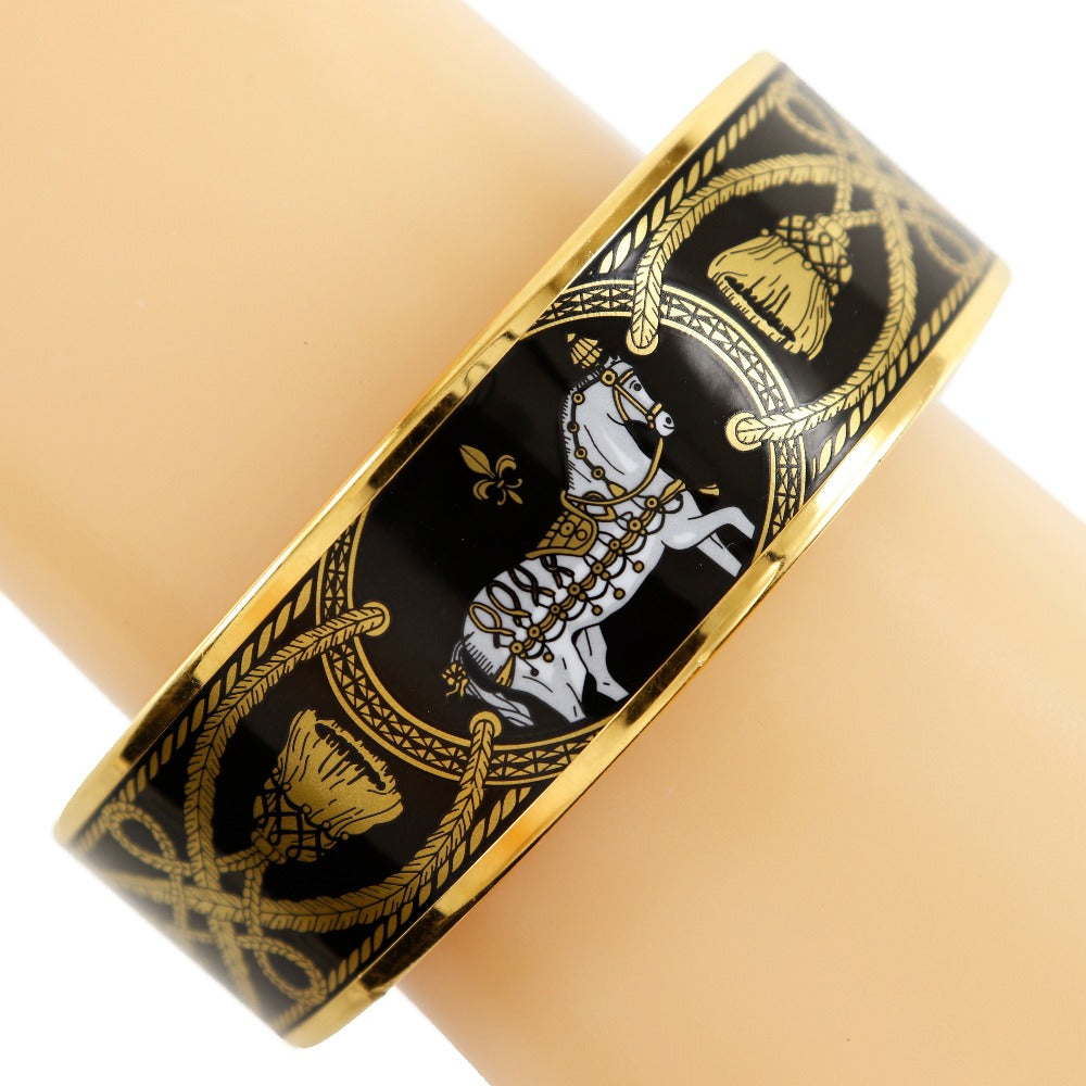 Hermes Enamel Grand Apparat Bangle GM Enamel Bangle