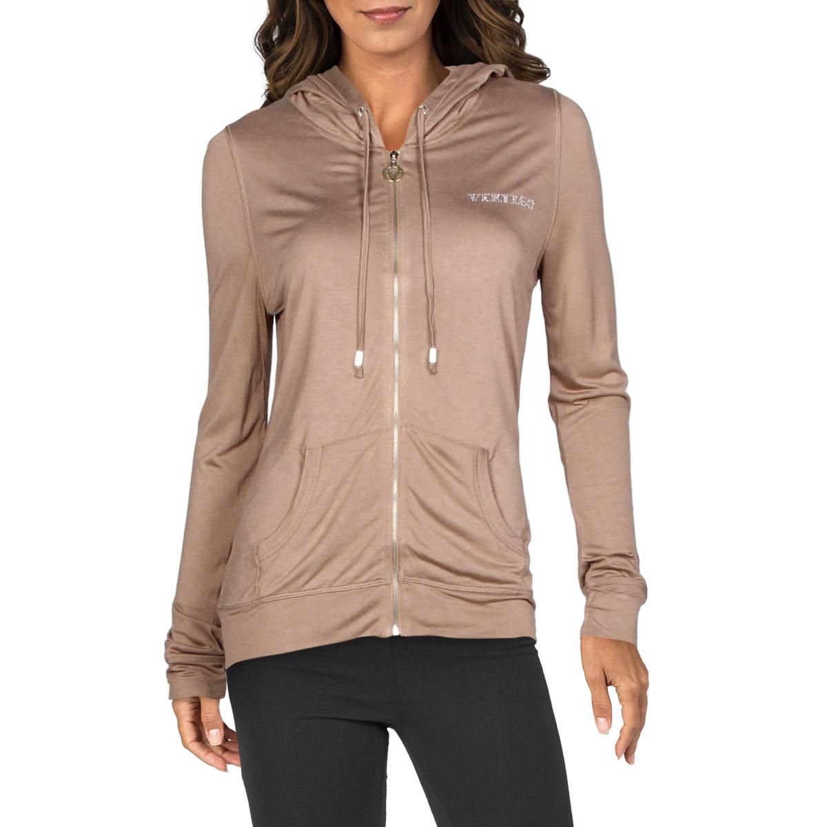 Knit Full Zip Drawstring Hoodie