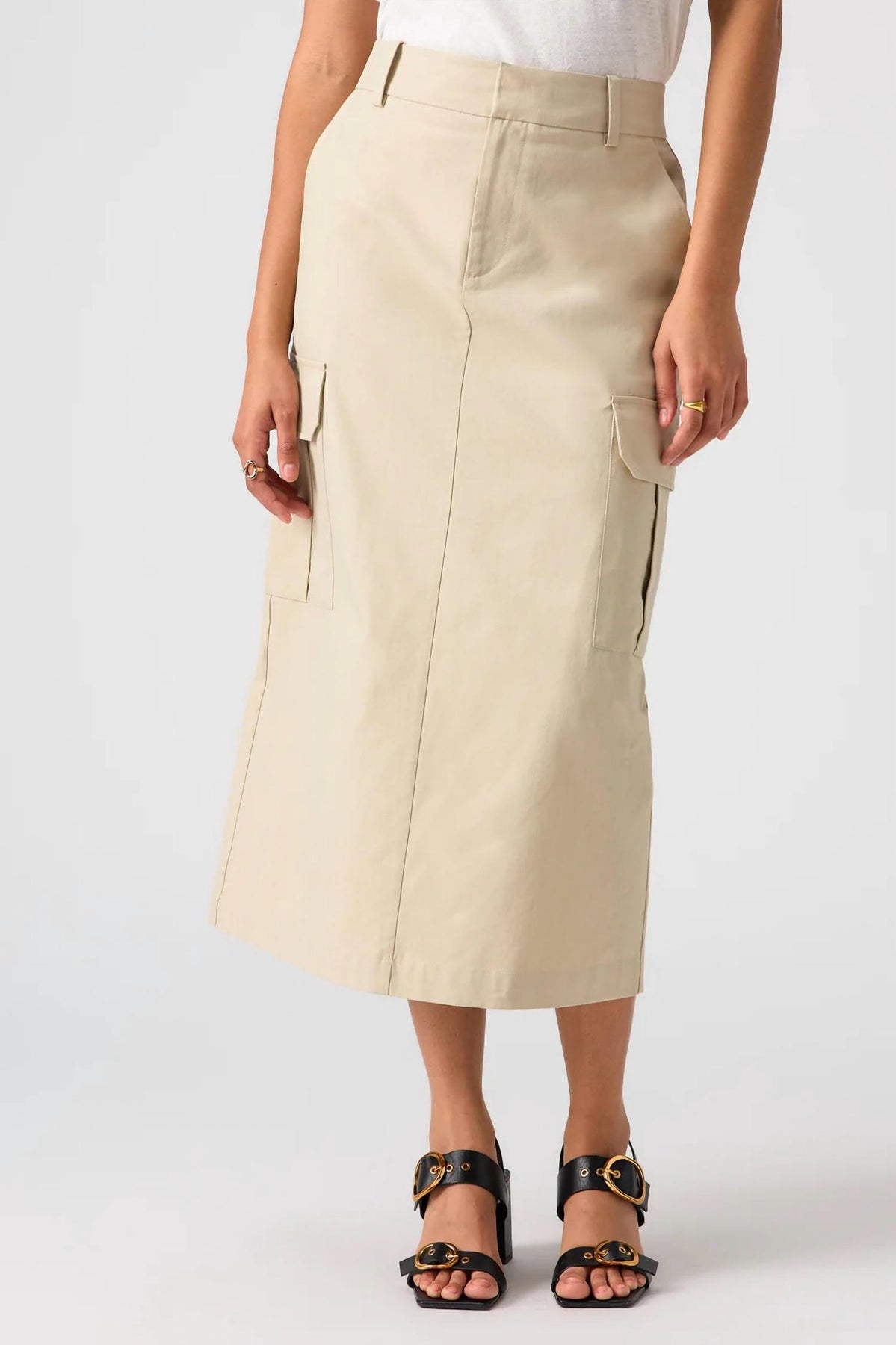 Essential Cargo Skirt In Marble Beige 7803875328060