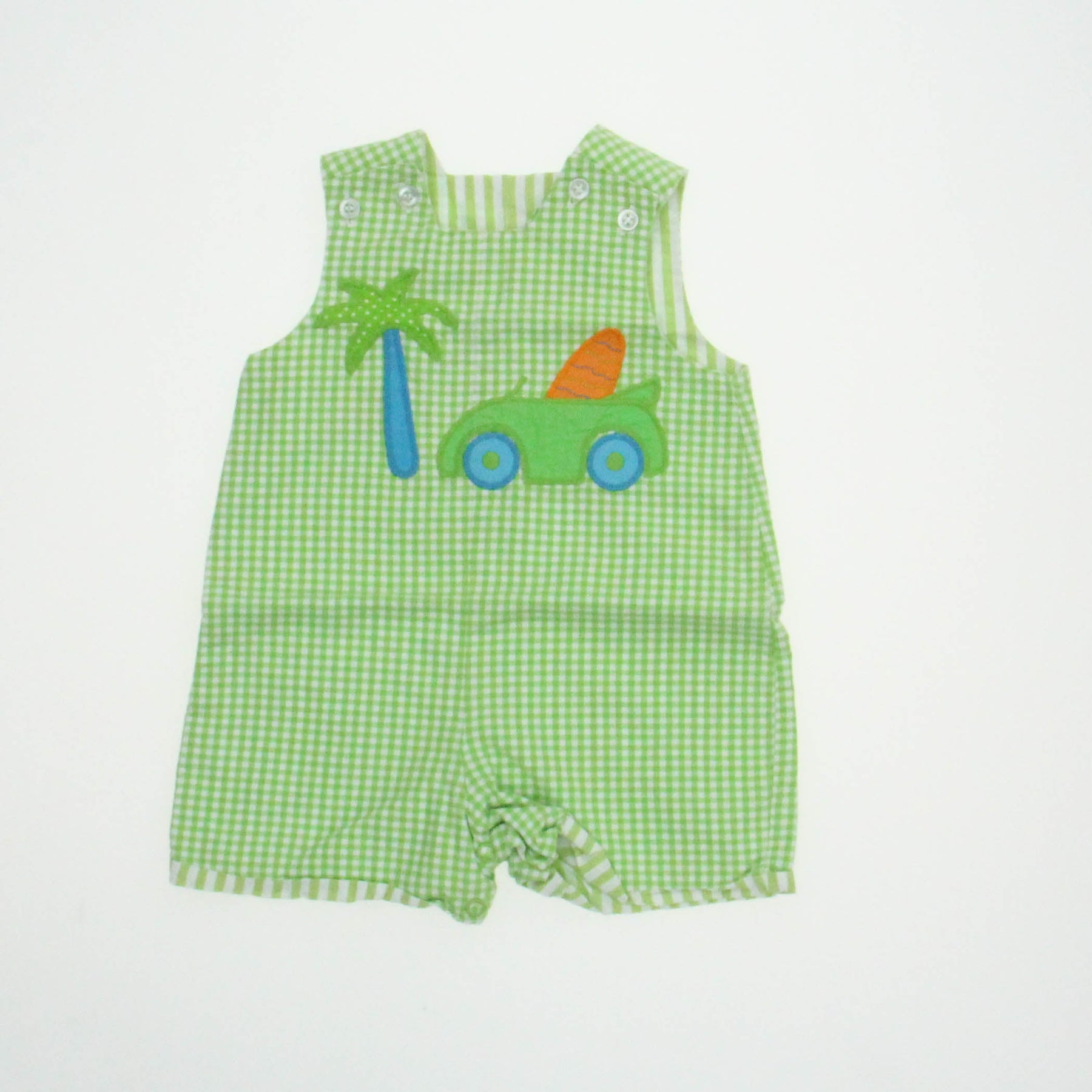 The Bailey Boys Boys Green | Beach Romper * 7805833904188