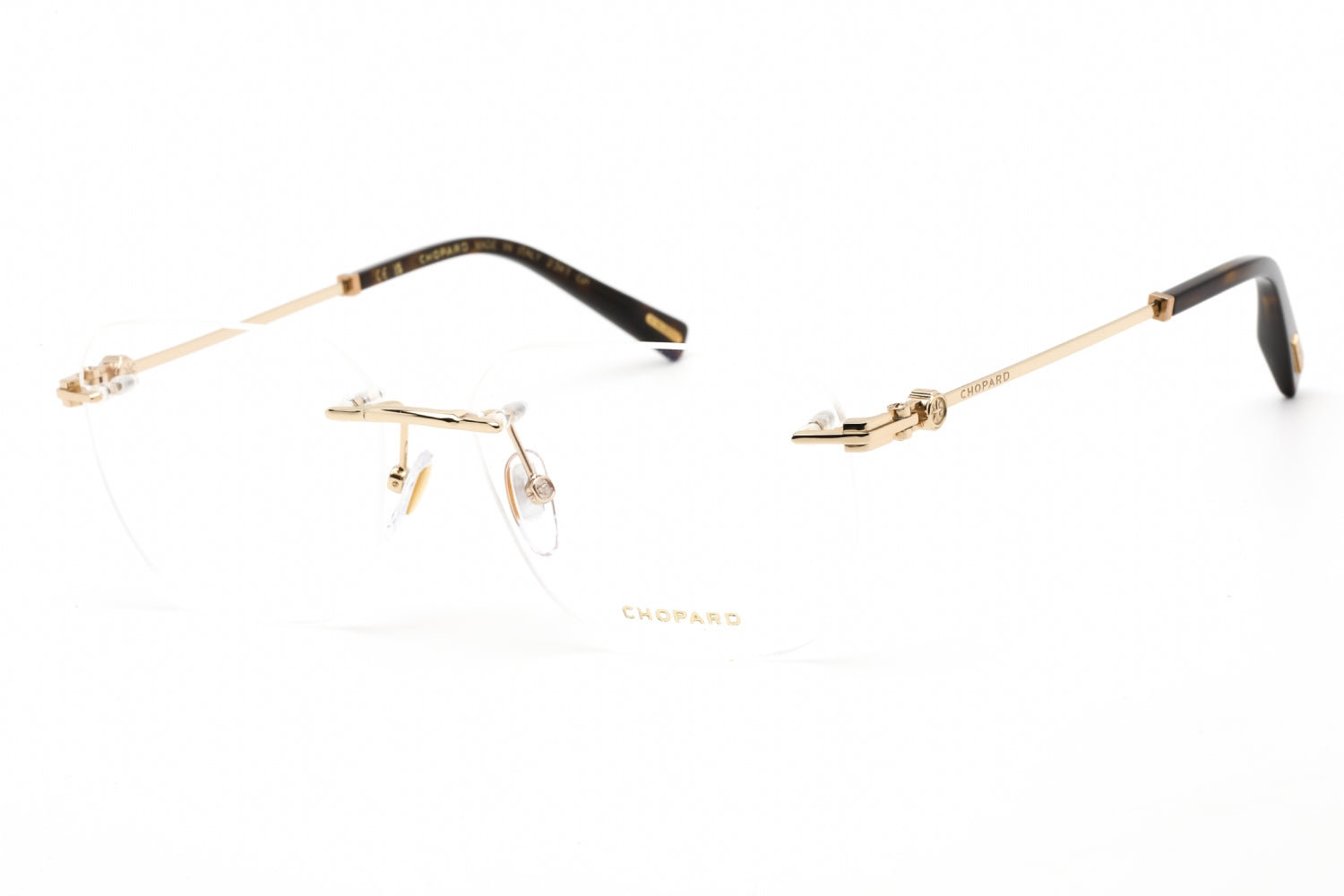 Chopard VCHG40 0300 Rectangular Eyeglasses 56 mm