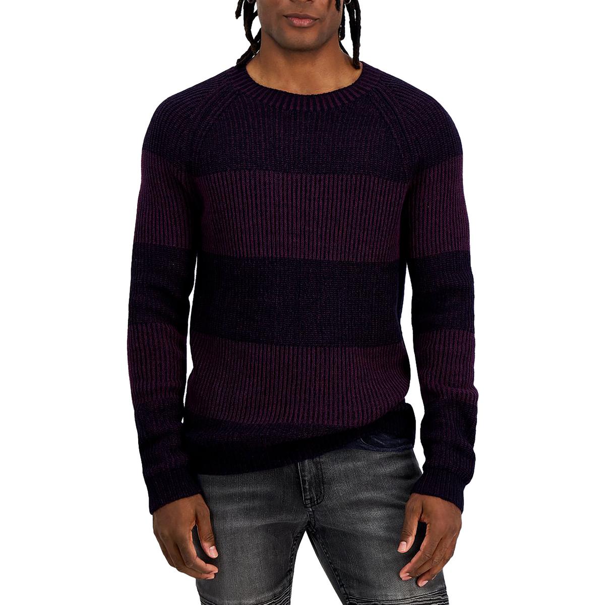 Ribbed Pullover Crewneck Sweater