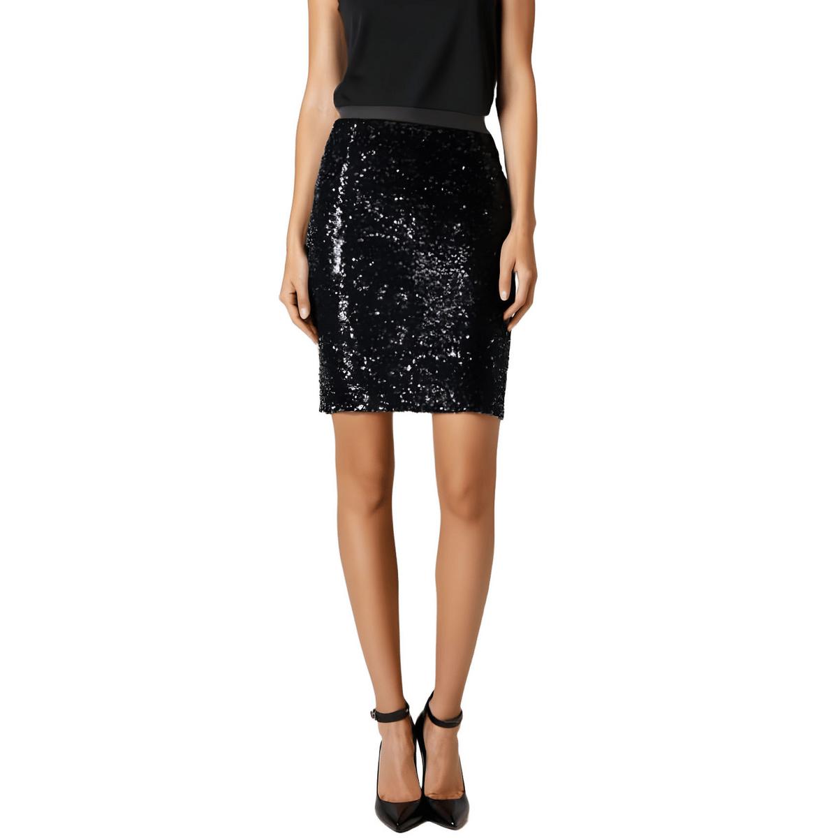 Sequined Pencil Skirt