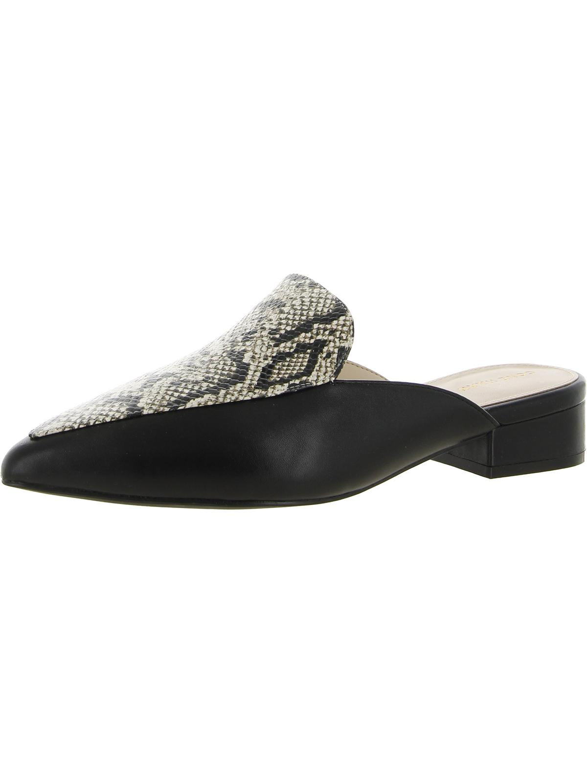 Piper Womens Leather Slip On Mules