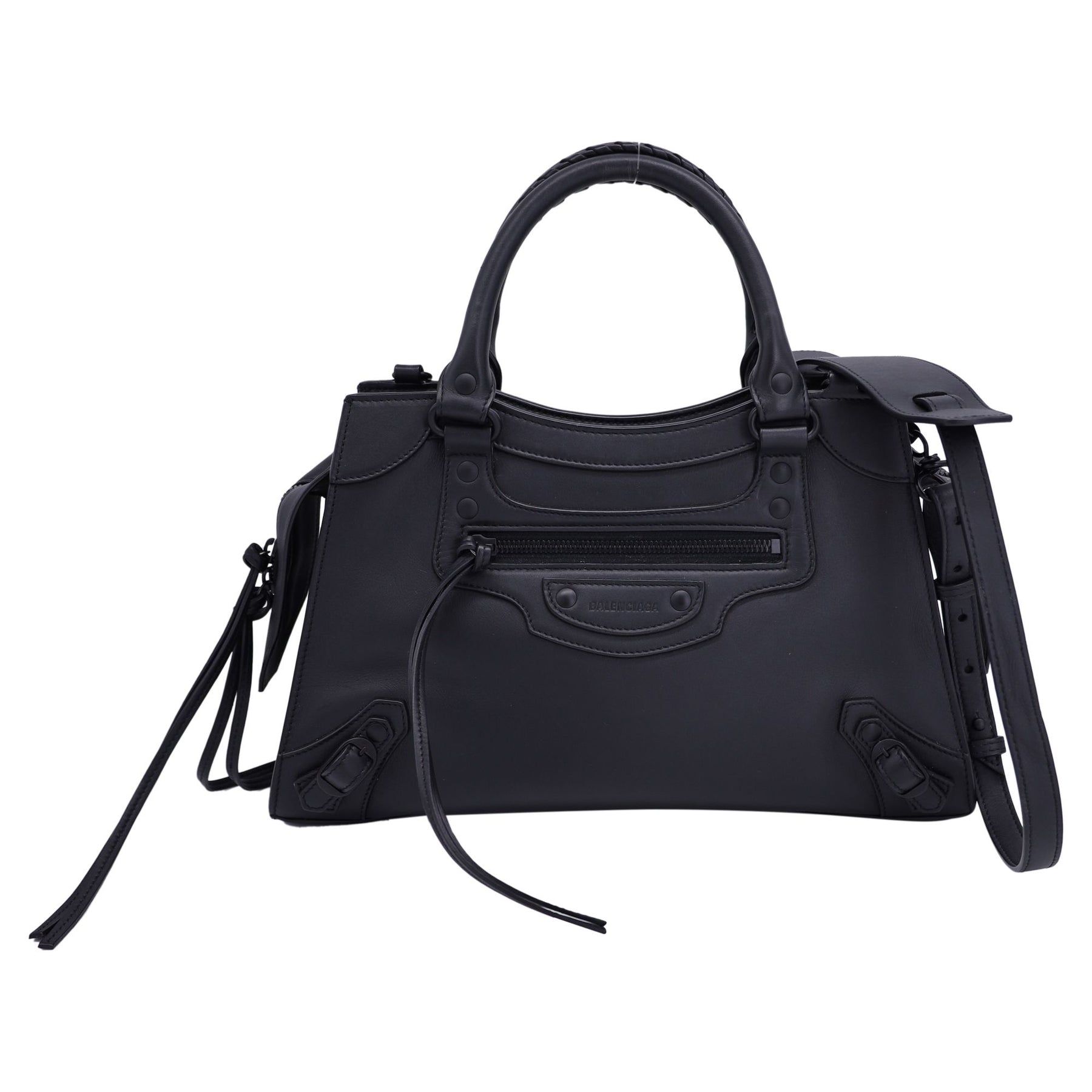 Balenciaga Neo Classic City Small in Black Calfskin Leather