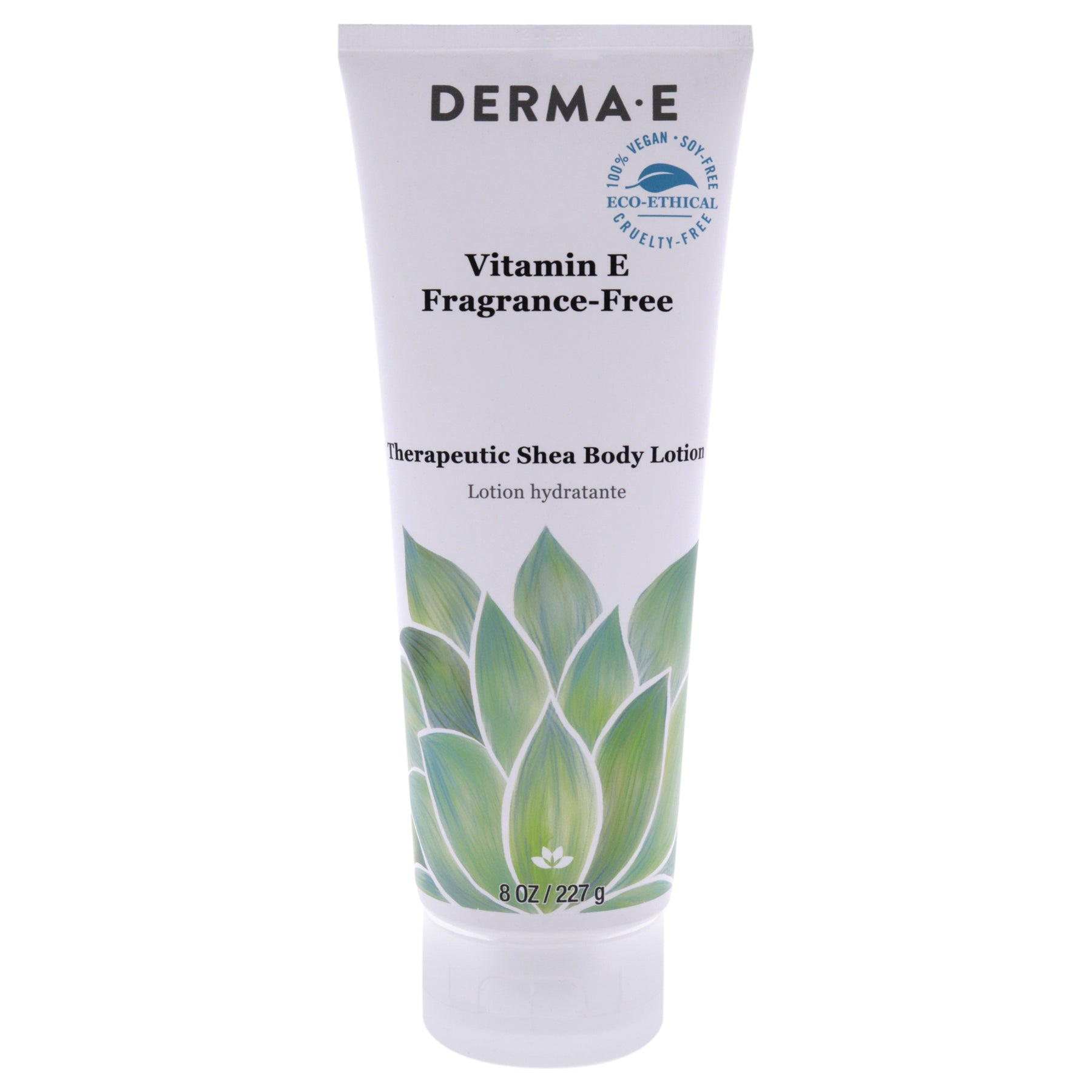 Vitamin E Therapeutic Shea Body Lotion - Fragrance-Free by Derma-E for Unisex - 8 oz Body Lotion