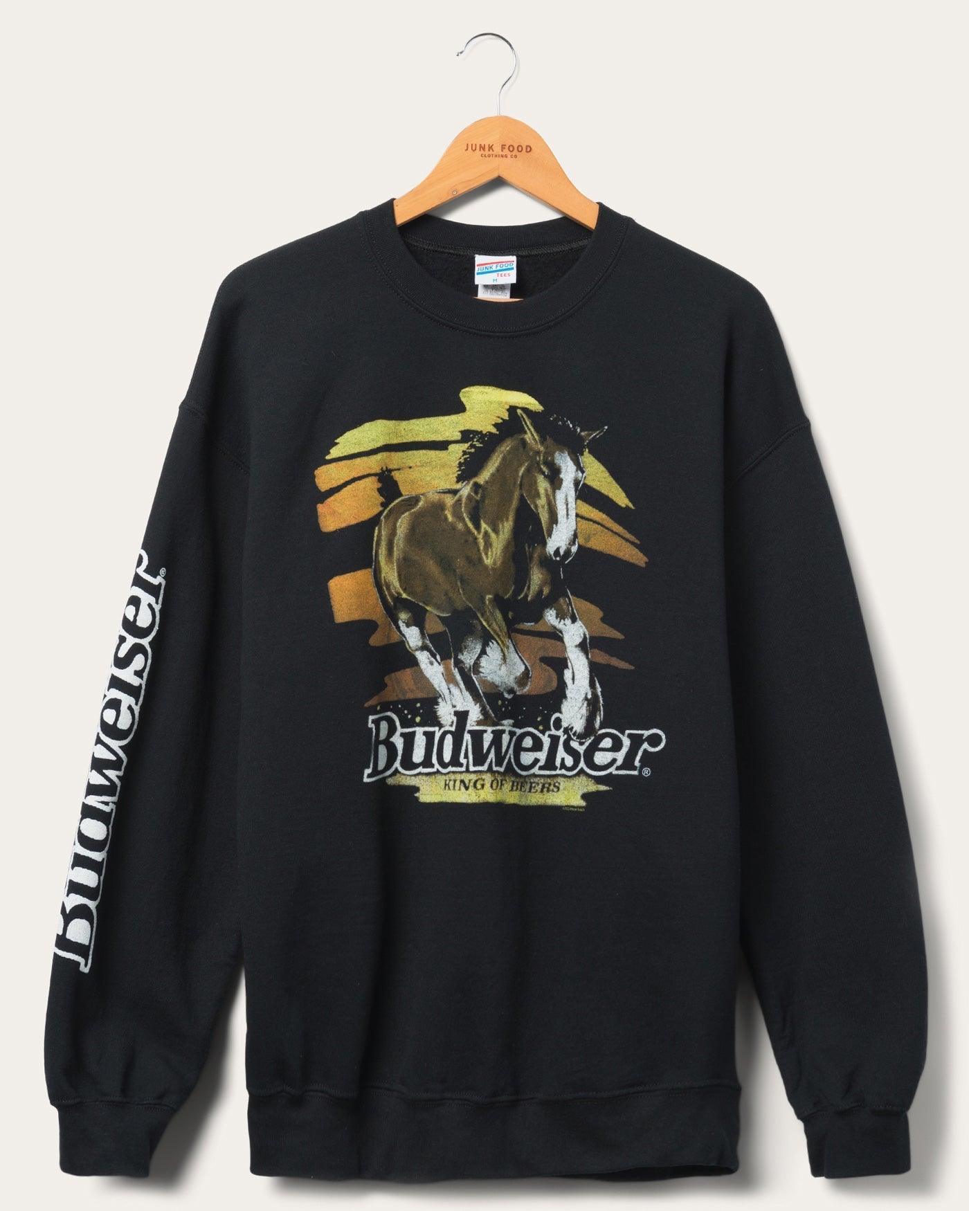 Budweiser Neon Clydesdales Flea Market Fleece 7734245589052