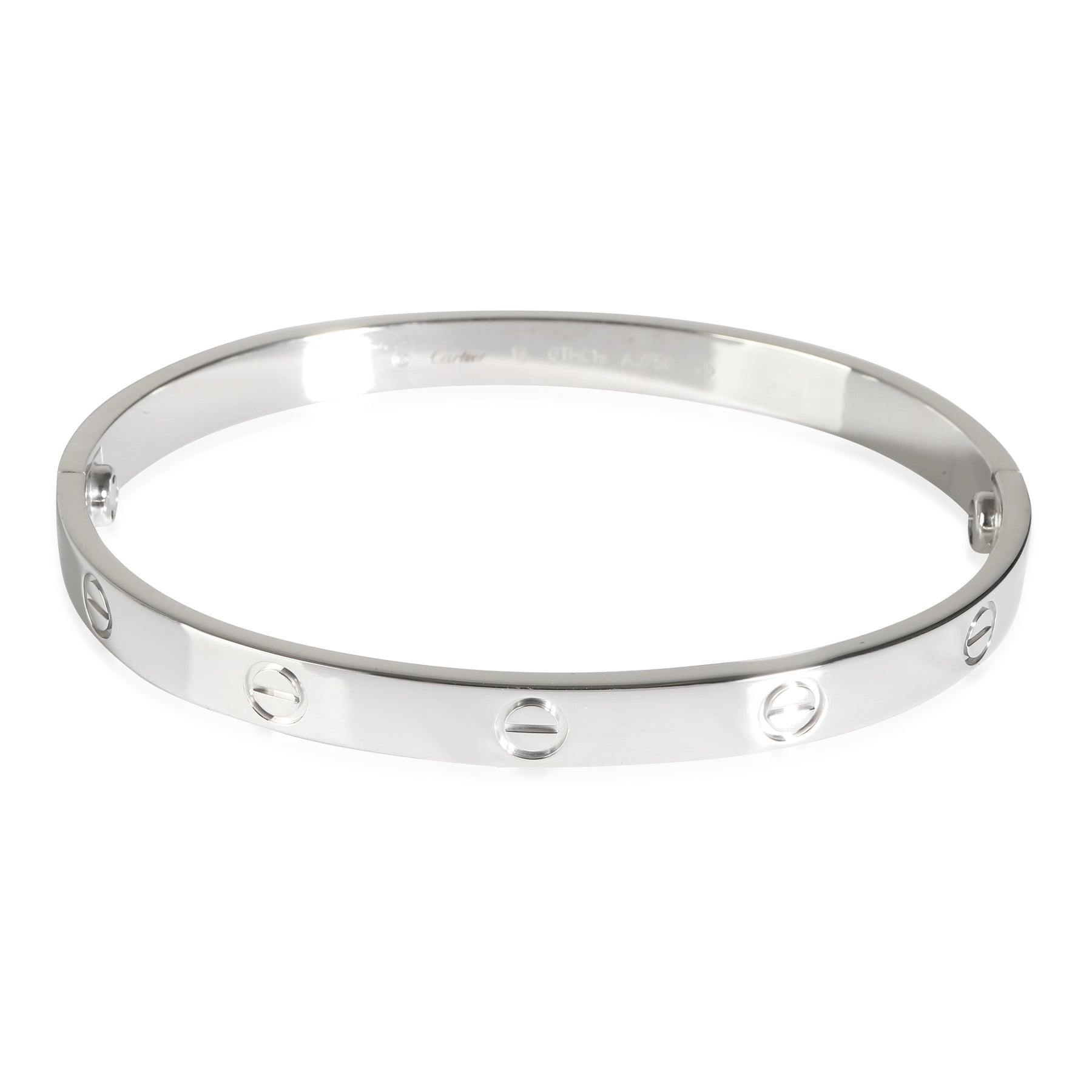 Cartier Love Bangle in 18K White Gold 7705718915132