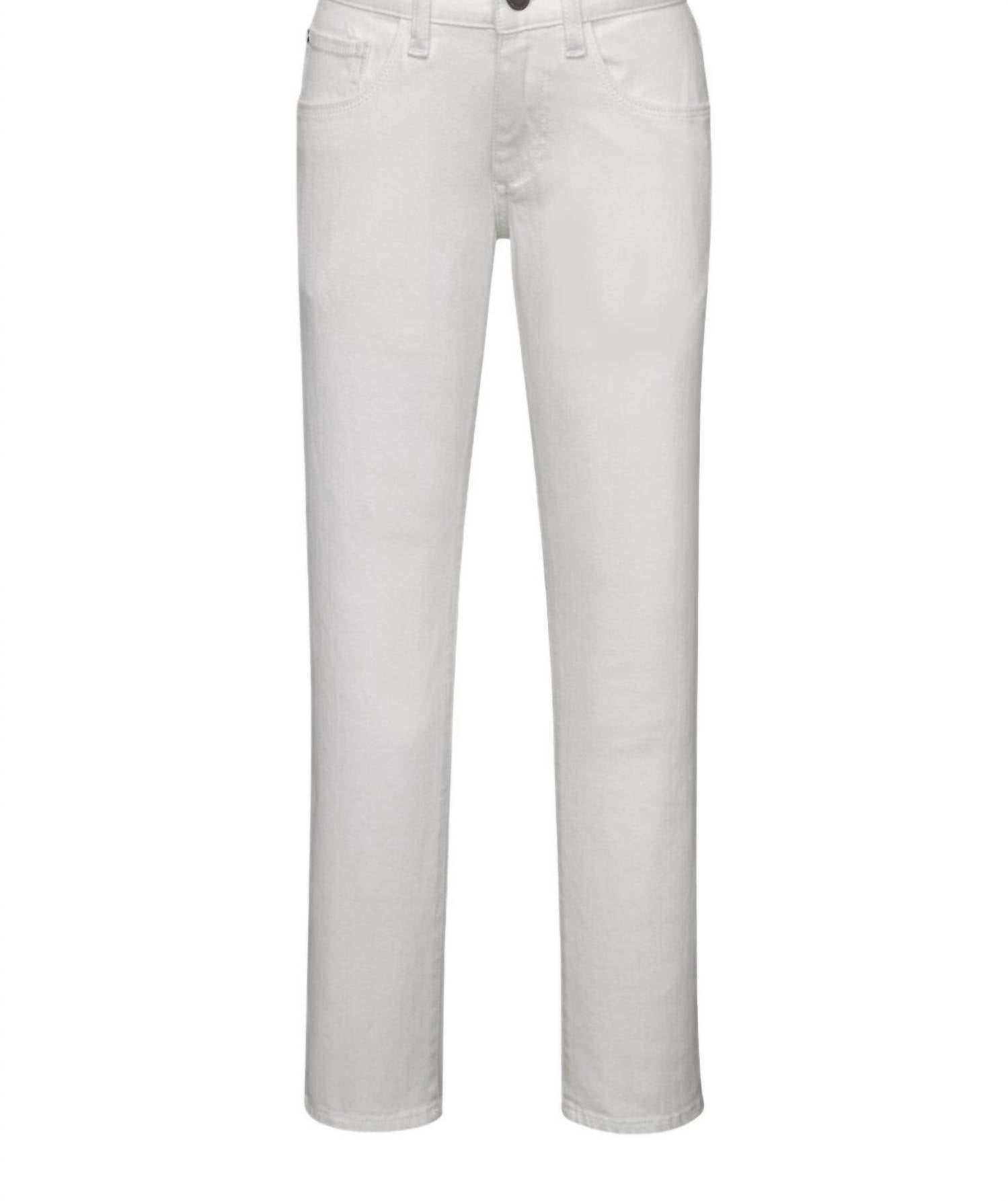 Boy's Brady Slim Jeans In Medallion - White
