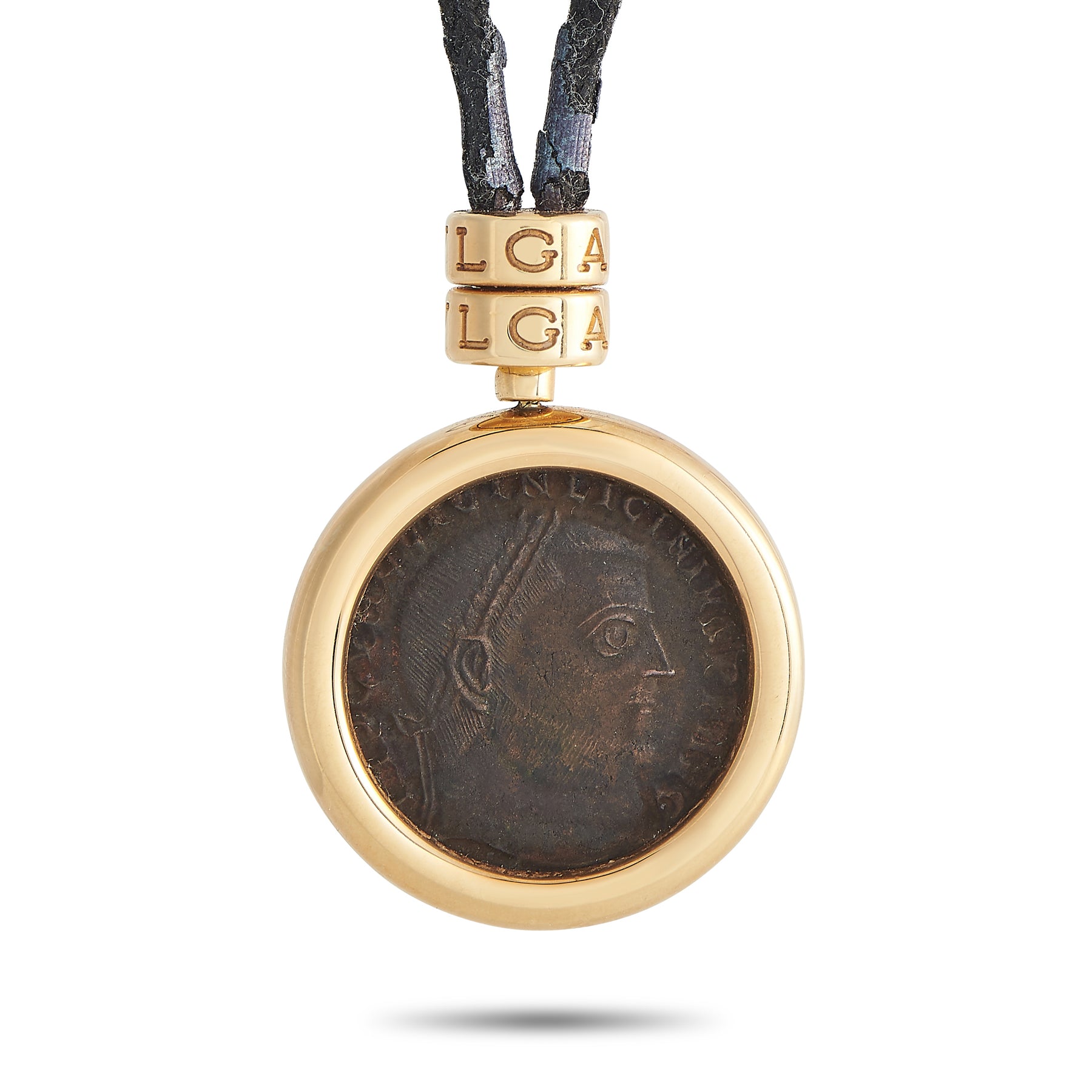 Bvlgari 18K Yellow Gold Monete Nicomedia-Licinius Augusto Coin Necklace BV02-030724