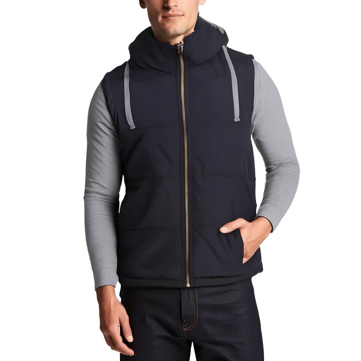 Quilted Hooded Outerwear Vest