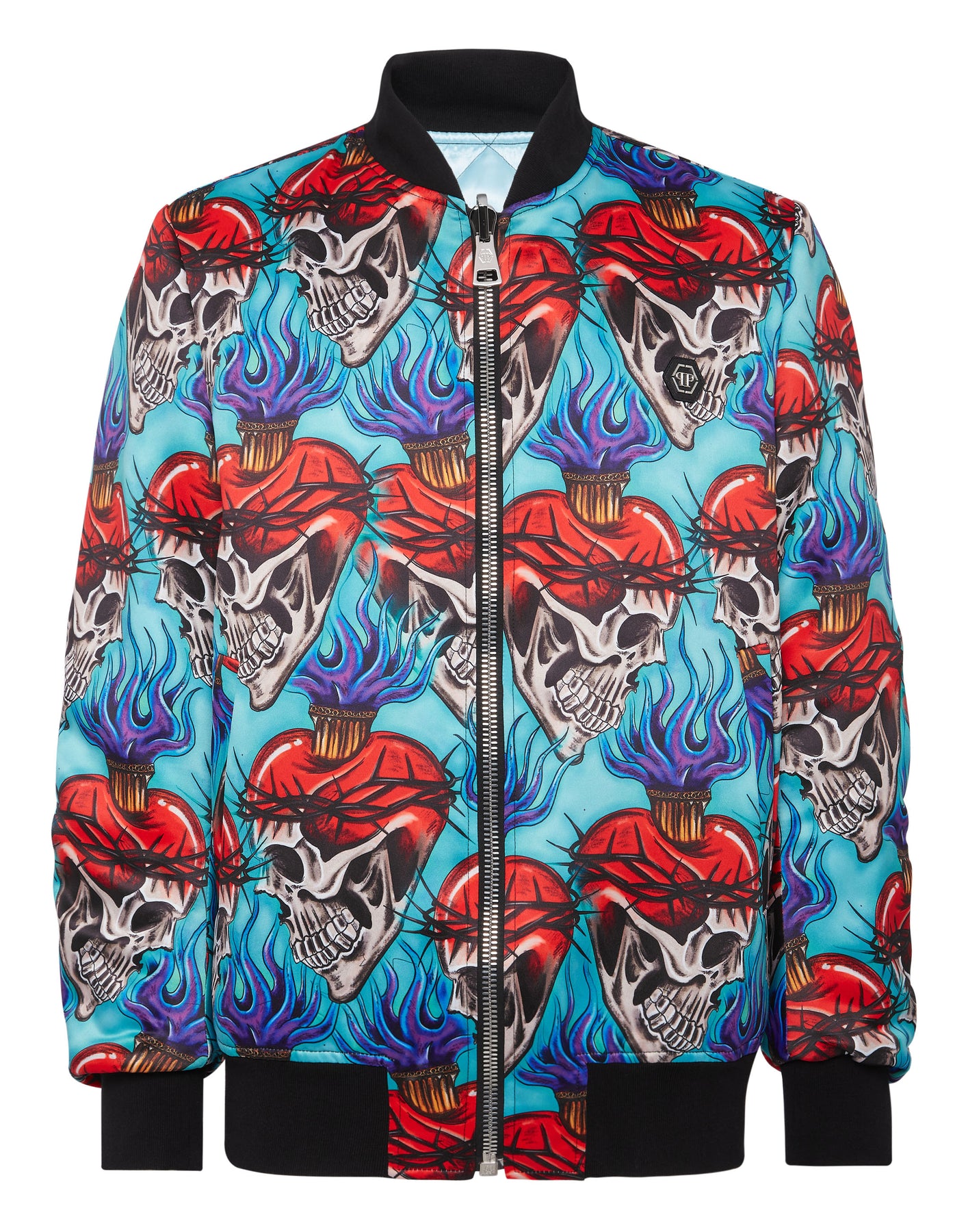 Satin Bomber Love Tattoo 7676706226236