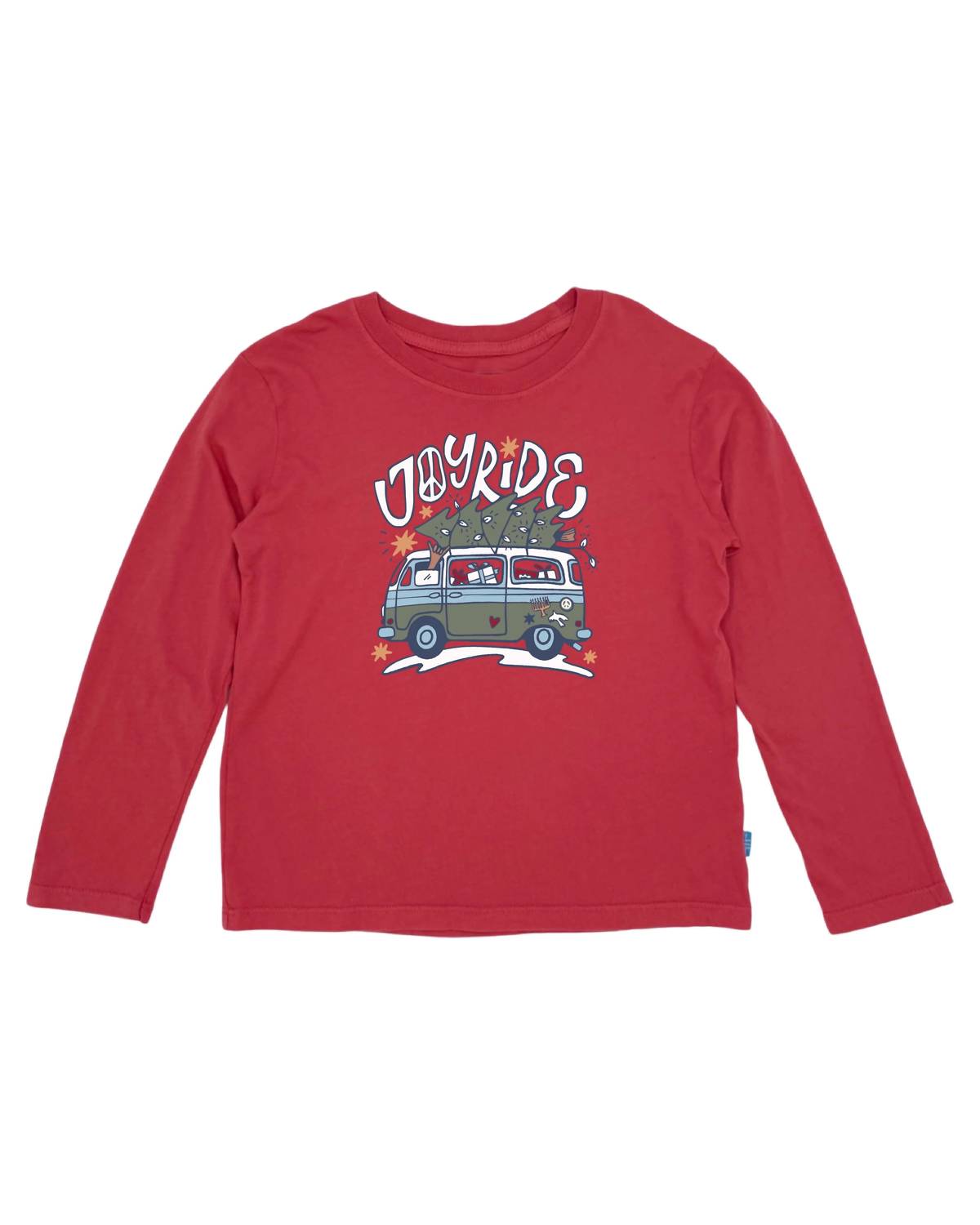 Kids' Joyride Long Sleeve Tee In Chili Pepper