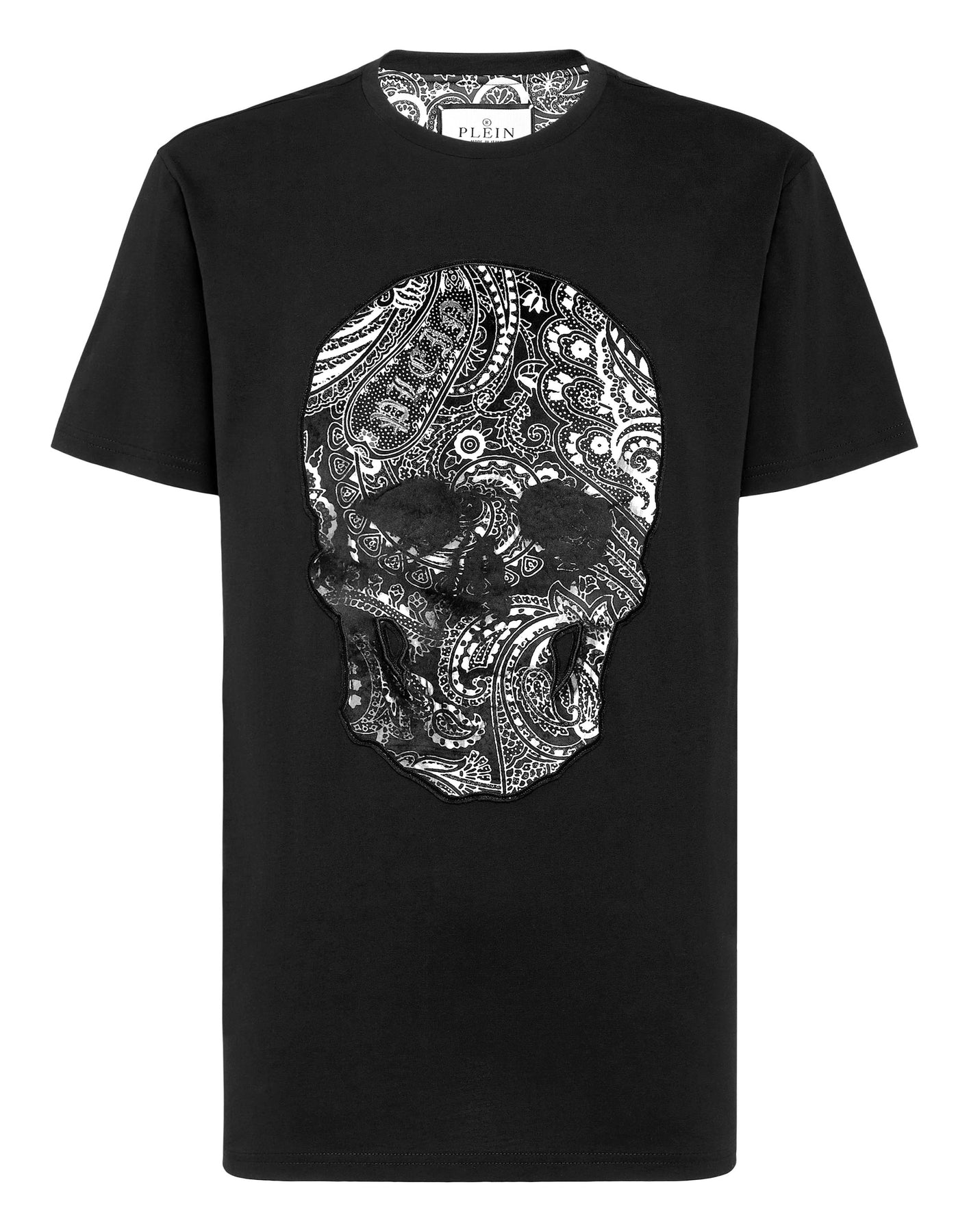 T-shirt Round Neck SS Paisley Skull 7648938328124