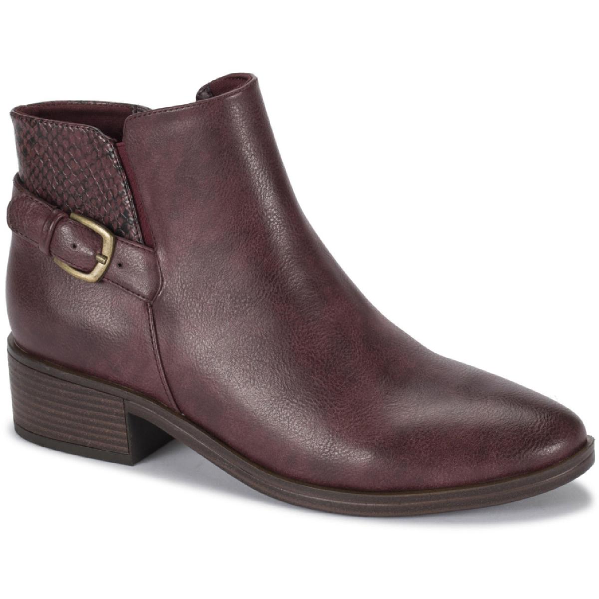 Marconi Faux Leather Booties Ankle Boots