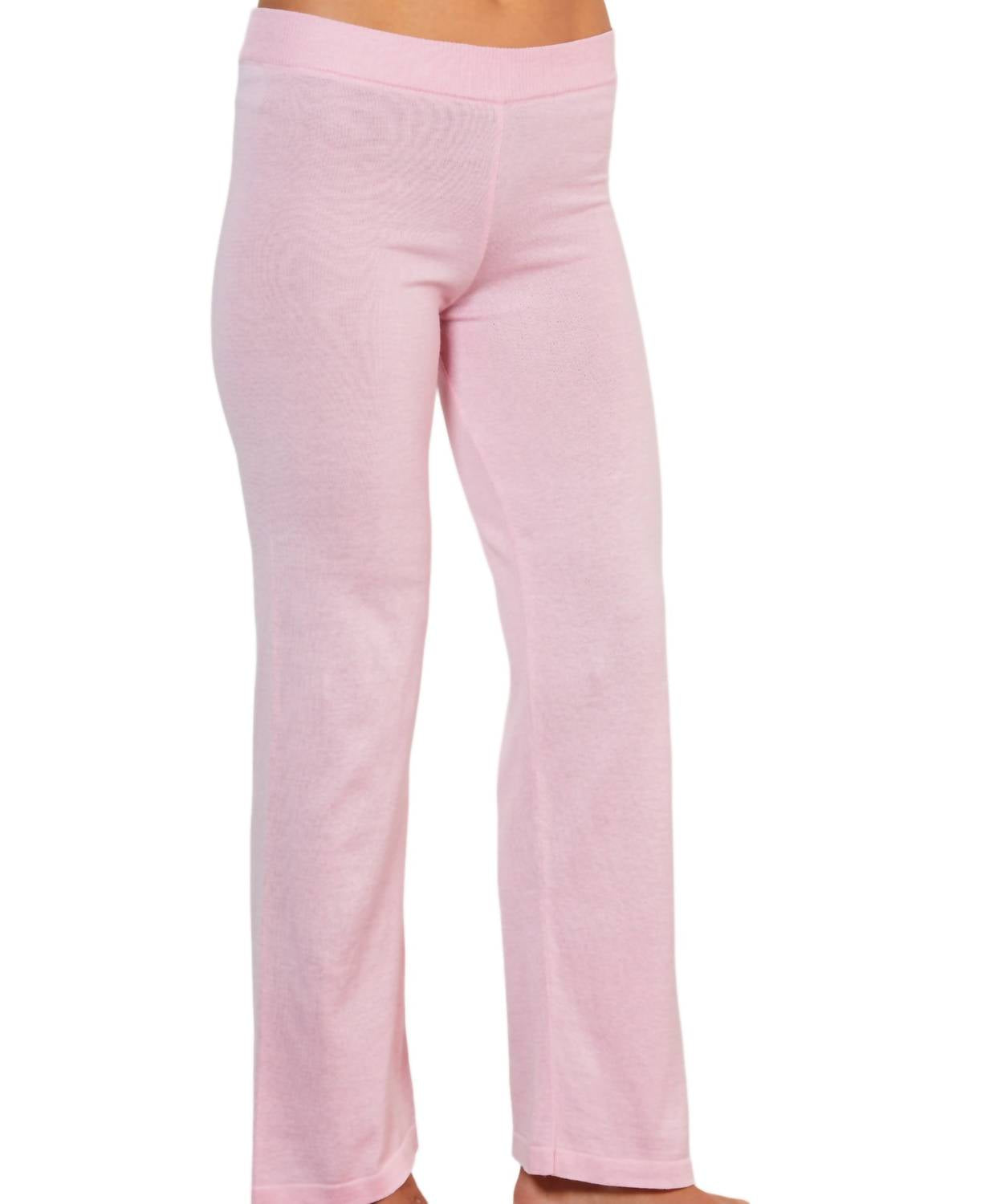 Knit Pant In Pink 7668147585084