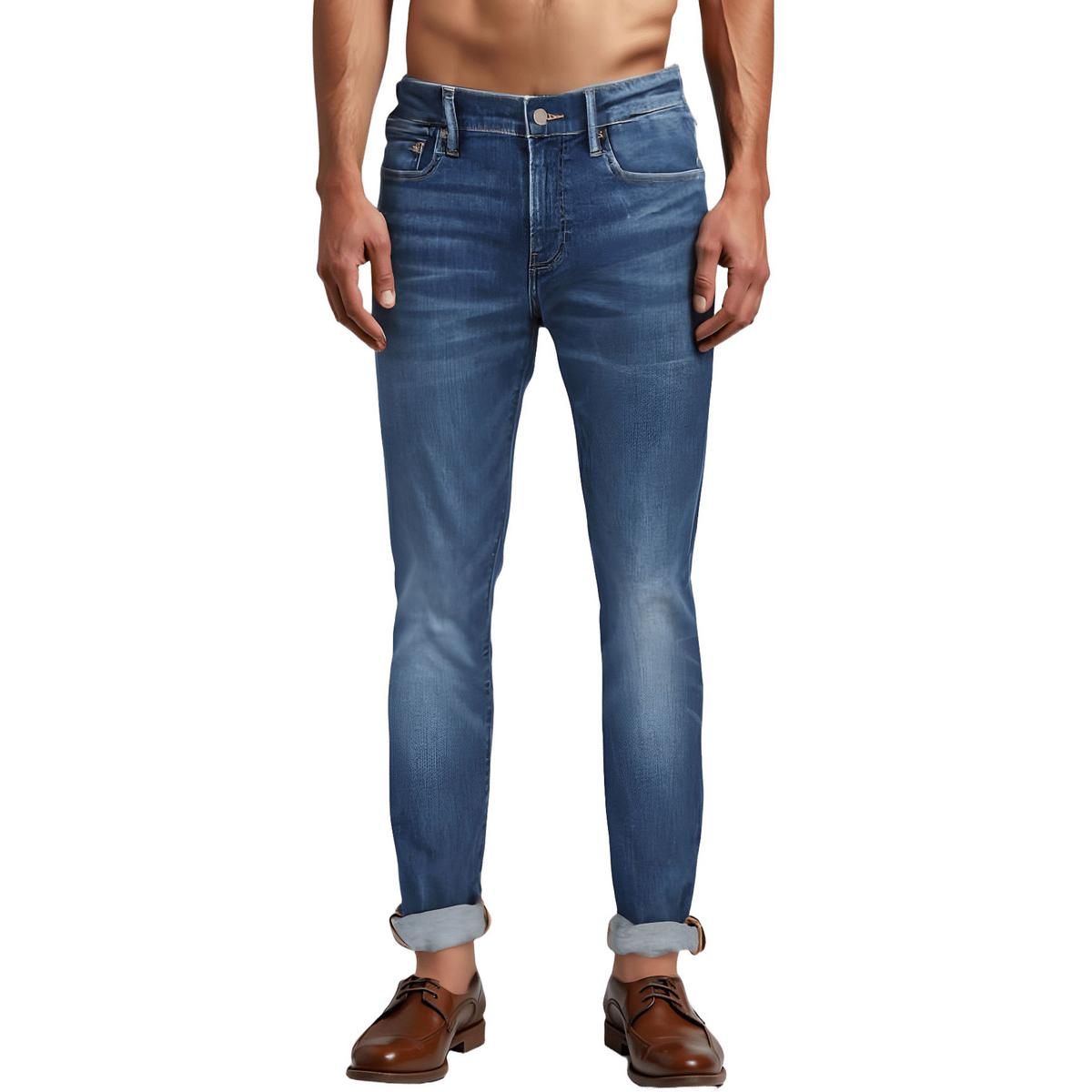 411 Athletic Fit Stretch Tapered Leg Jeans