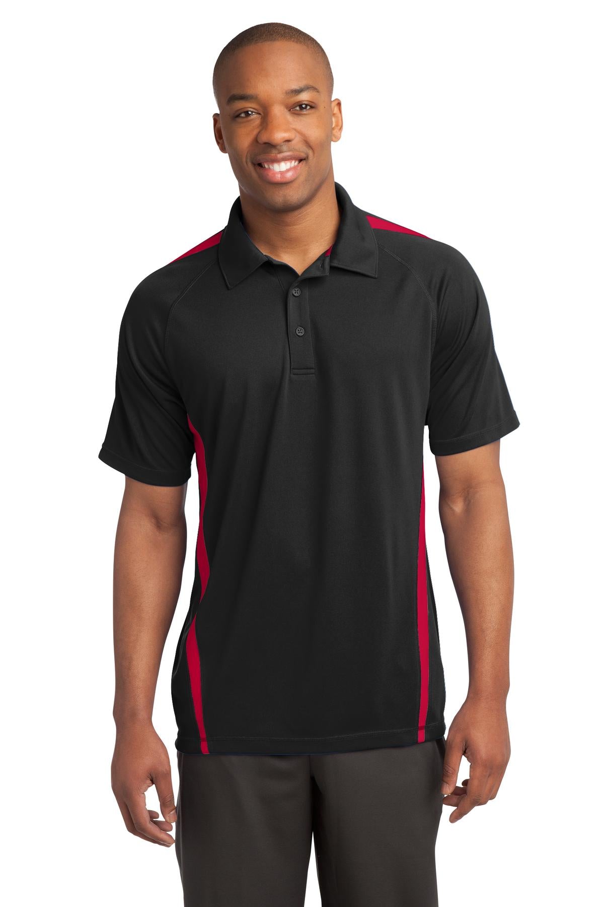 Sport-Tek Men's PosiCharge Micro-Mesh Colorblock Polo