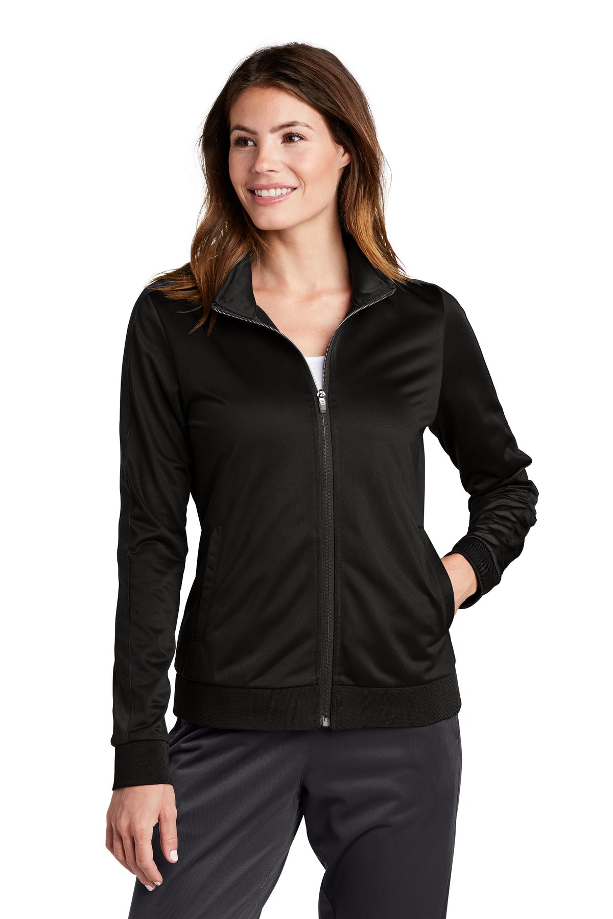 Sport-Tek Women's Tricot Track Jacket