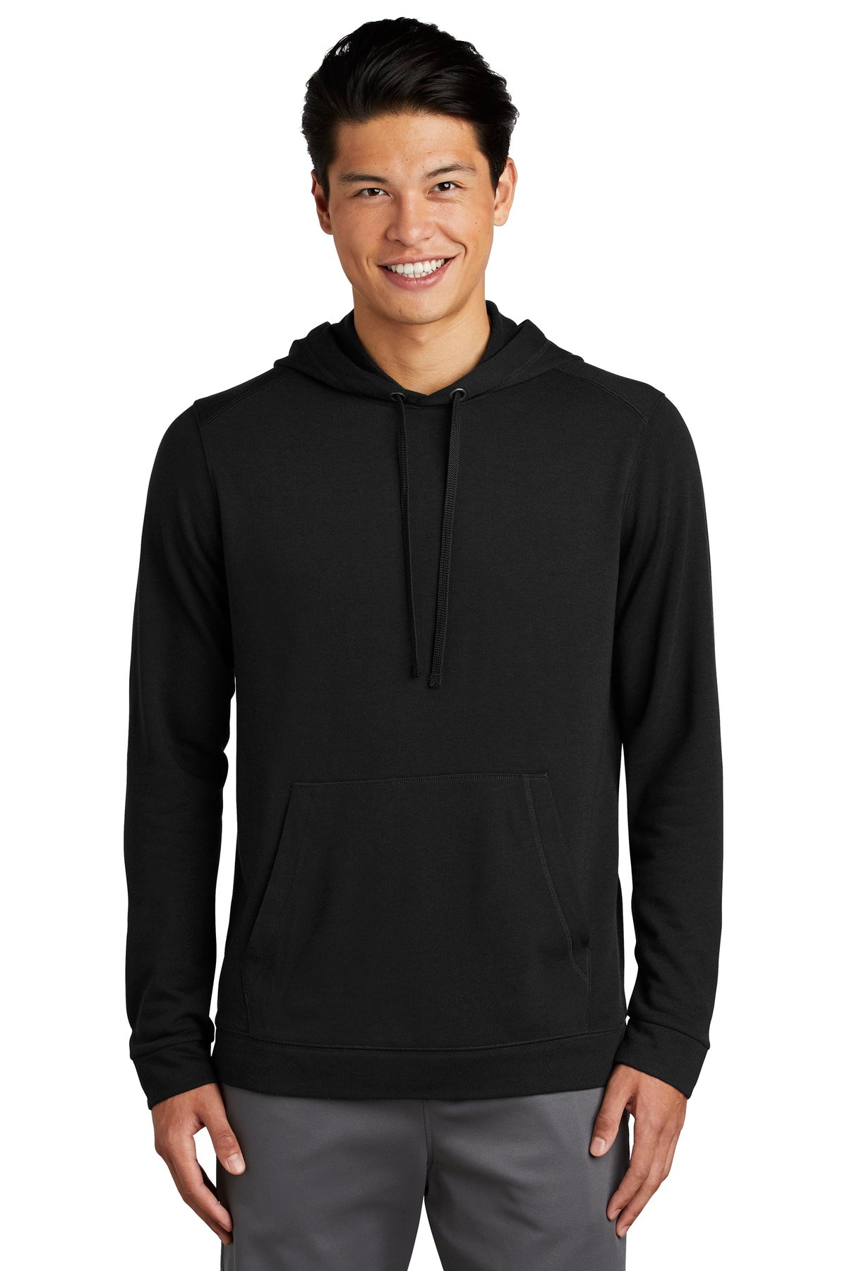 Sport-Tek Men's PosiCharge Tri-Blend Wicking Fleece Hooded Pullover ST296
