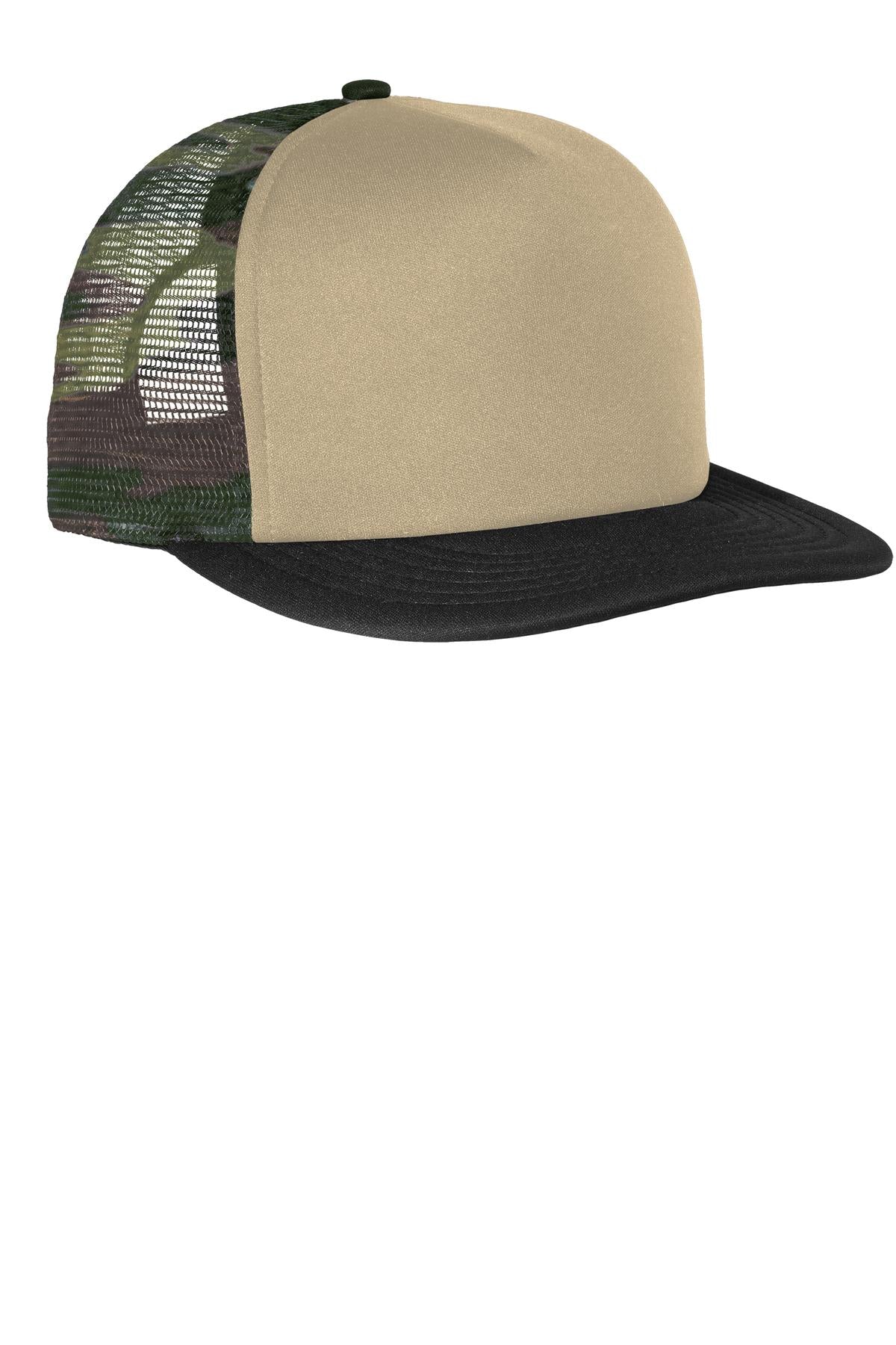 District Flat Bill Snapback Trucker Cap