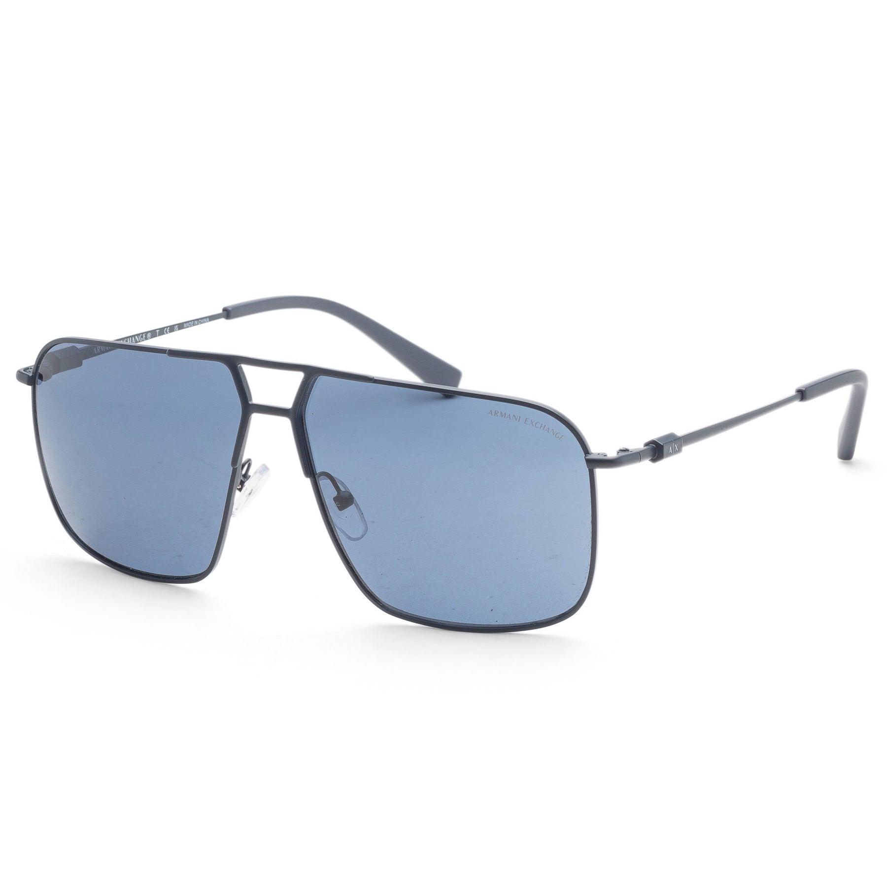 Armani Exchange Men's 60mm Matte Blue Sunglasses 7805798907964