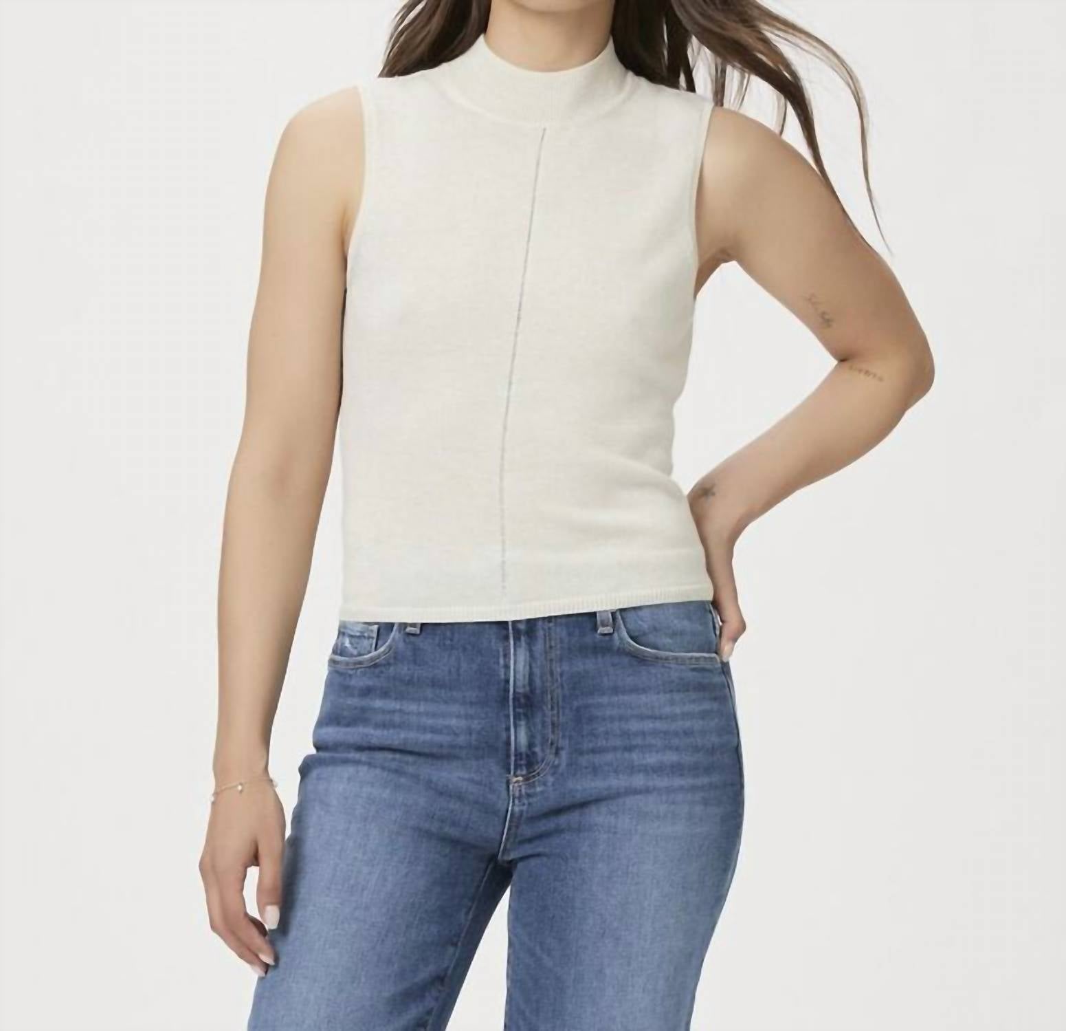 Eliza Tank In Ivory Sparkle 7803995095100