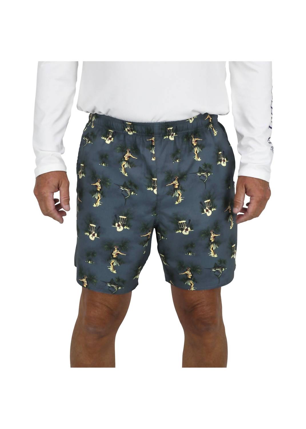 Boatbar Swim Trunks In Charcoal