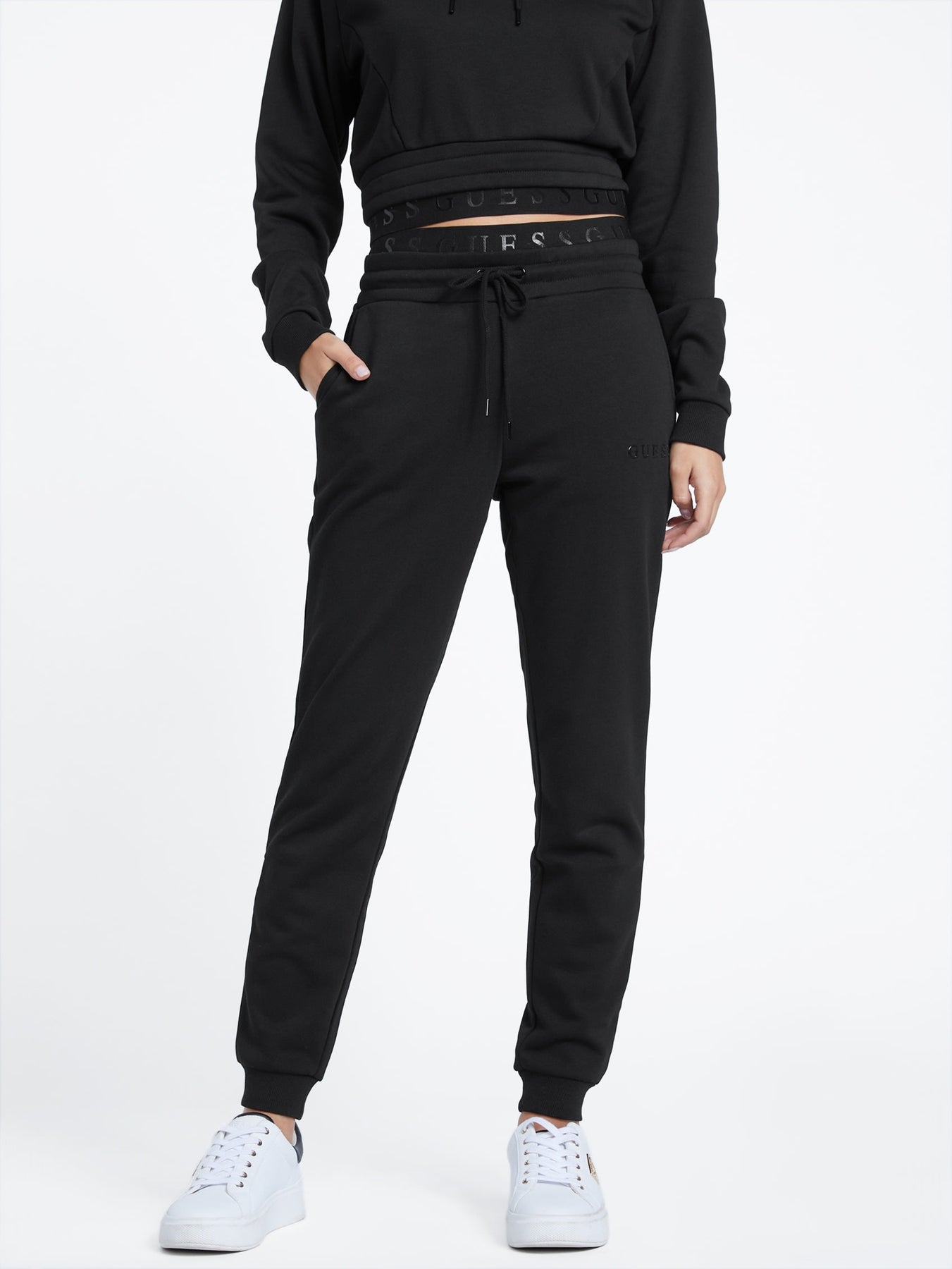 Ivy Mesh Logo Joggers