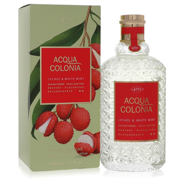 4711 Acqua Colonia Lychee & White Mint by 4711 Eau De Cologne Spray 5.7 oz Women