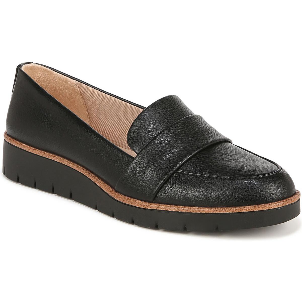 Ollie Faux Leather Slip On Loafers