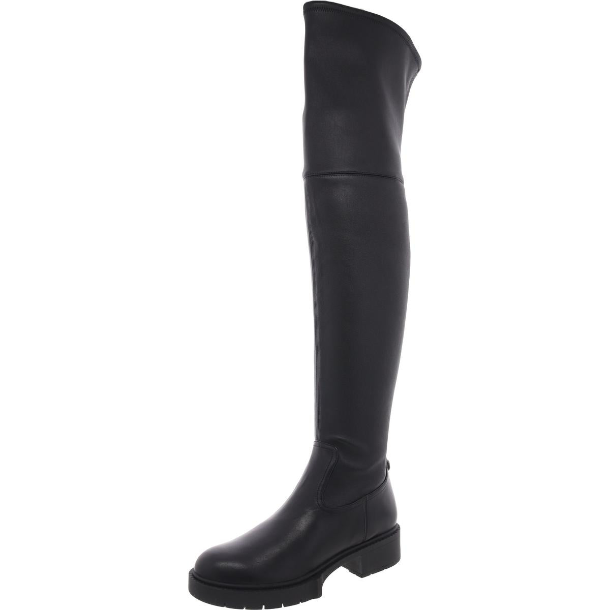 CW988 Leather Over-The-Knee Boots