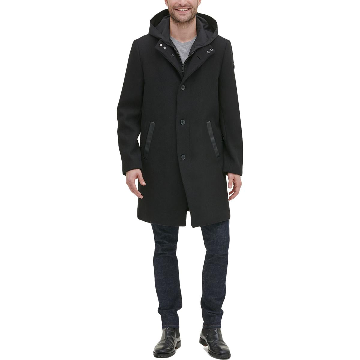 Wool Blend Midi Jacket