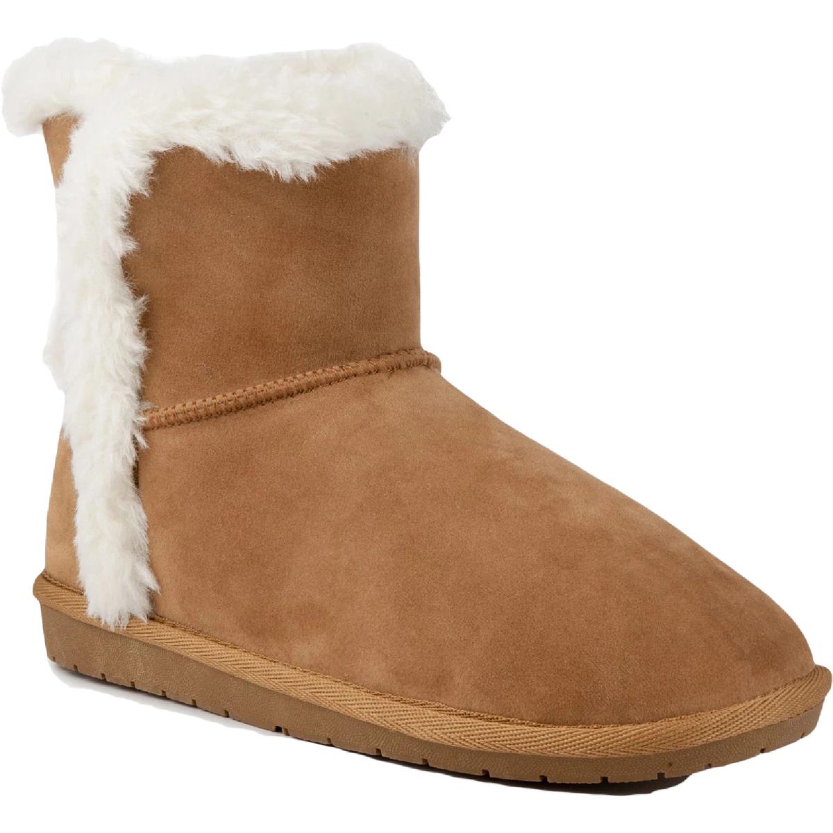 Poppy Faux Suede Cold Weather Winter & Snow Boots