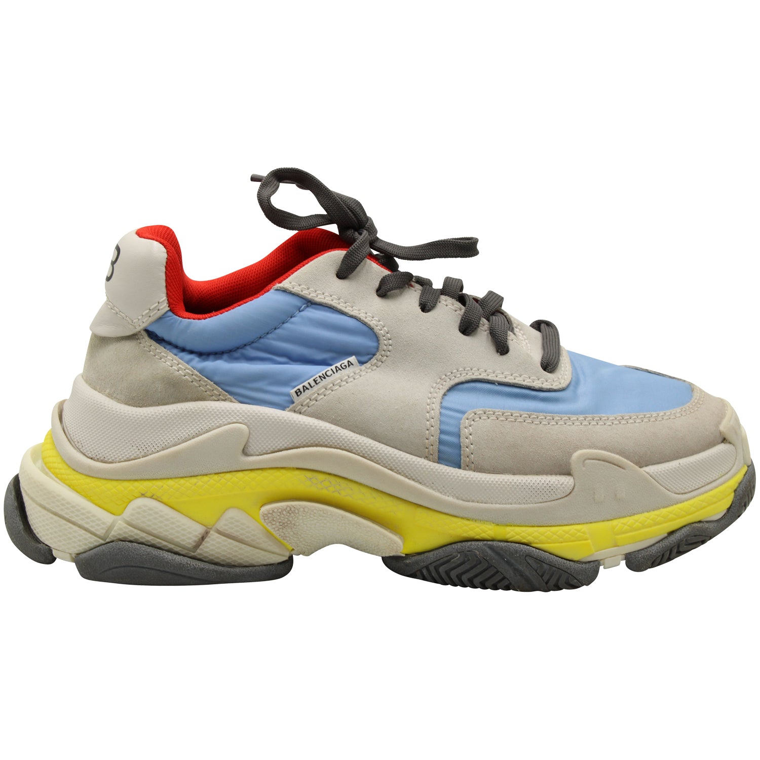 Balenciaga Triple S Trainers in Multicolor Suede 7703688052796