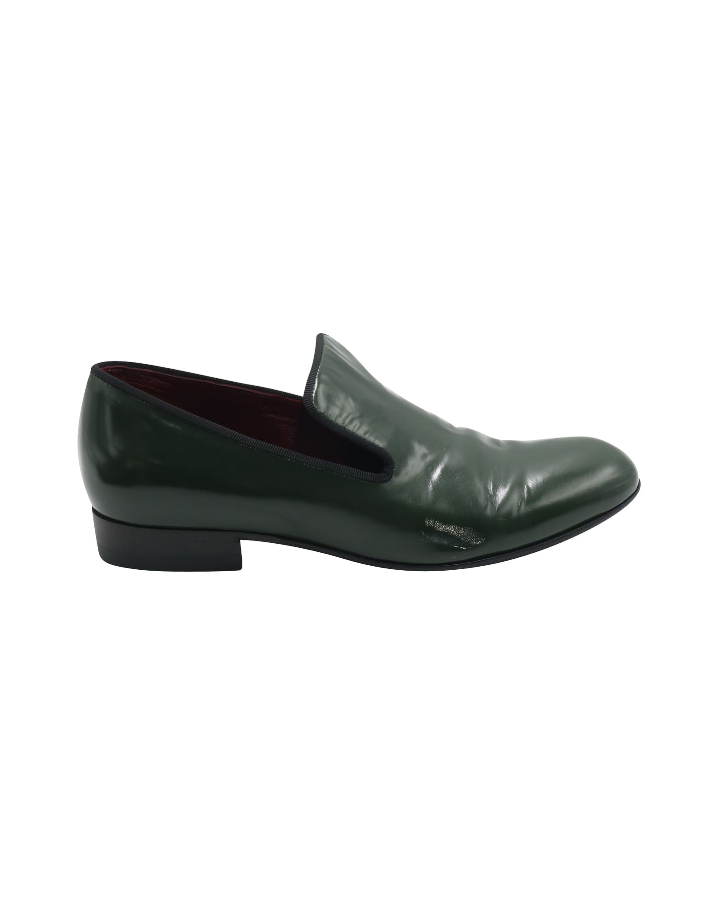 Celine Flat Loafers in Green Leather 7764863746108