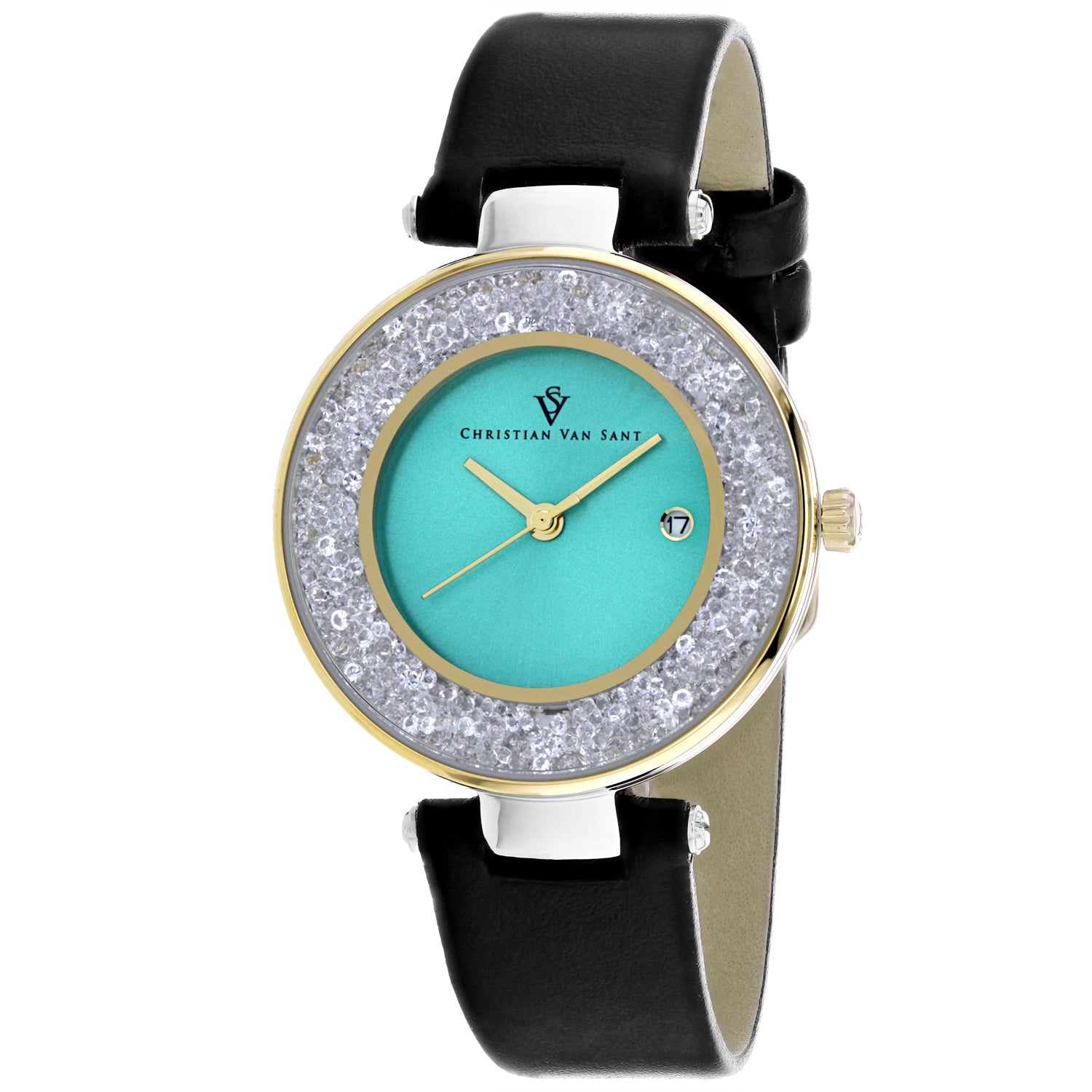 Christian Van Sant Women's Dazzle Blue Dial Watch