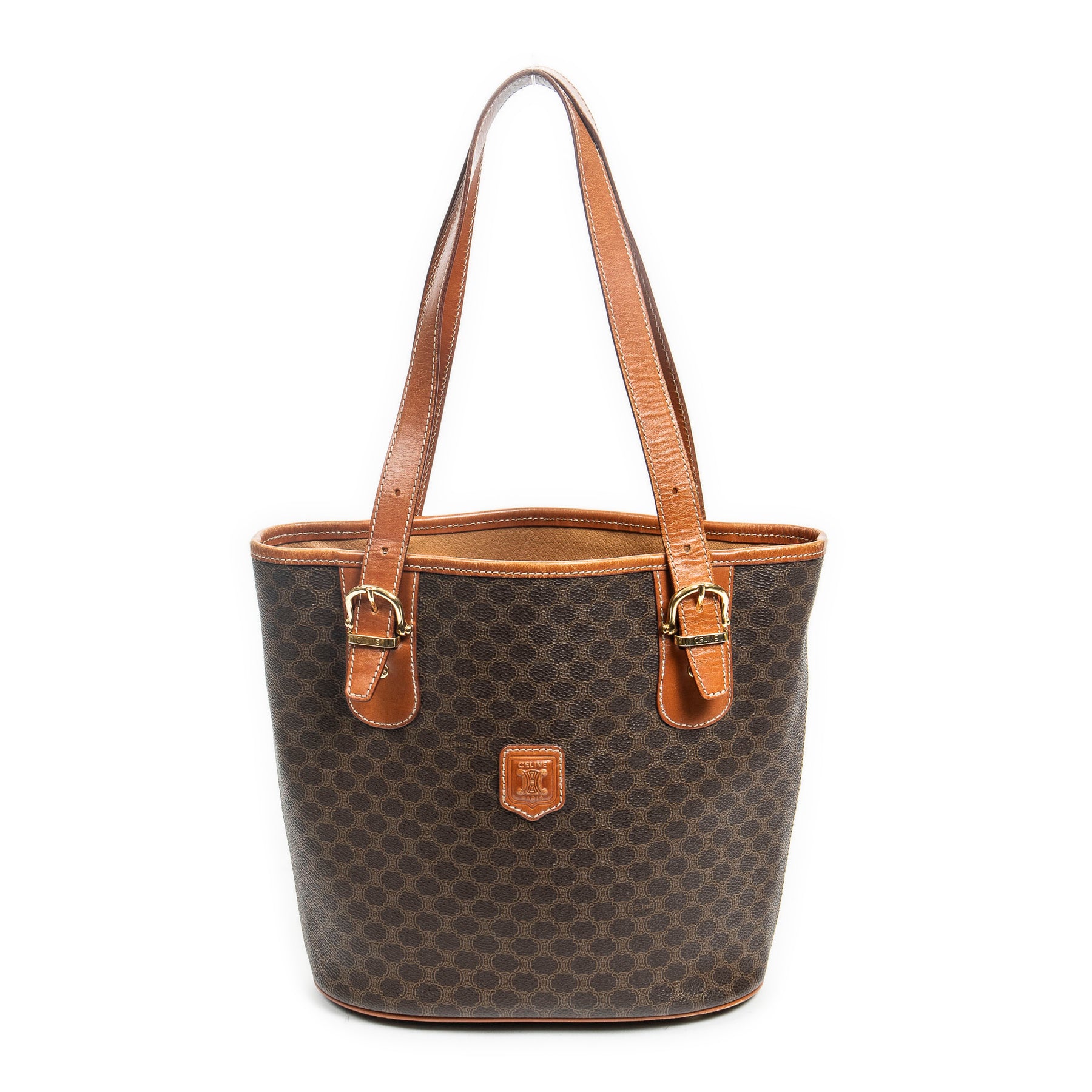 Vintage Open Bucket Tote