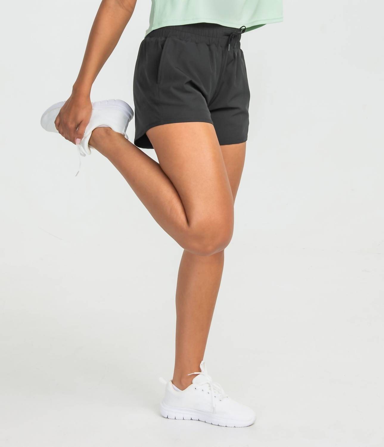 Lined Hybrid Shorts In Deep Space Black 7733690007612