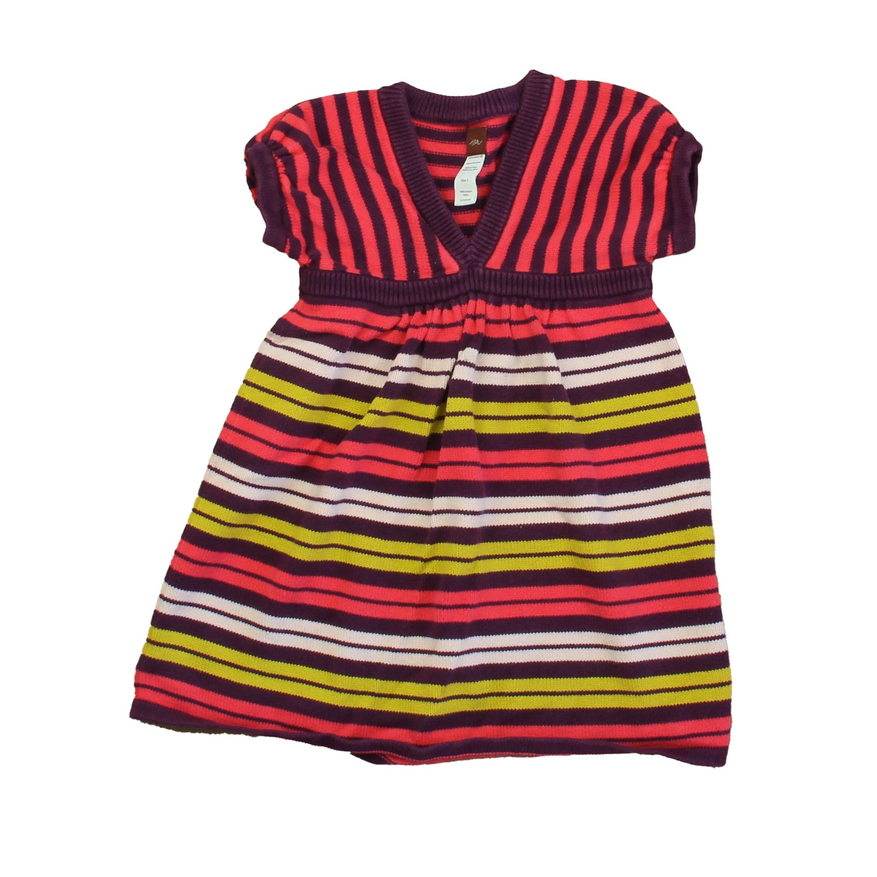 Tea Girls Pink | Purple Sweater Dress 7805828005948