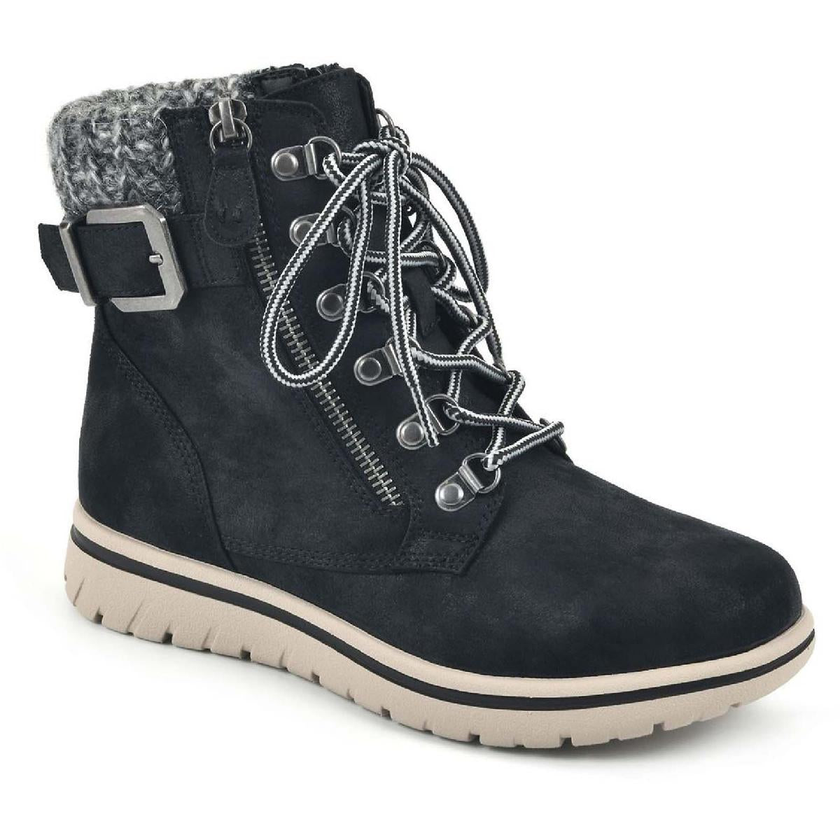 Hearty Faux Suede Winter & Snow Boots