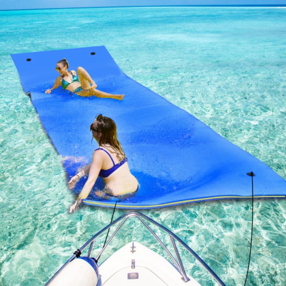 3 Layer Water Pad Foam Mat-Blue 7672870436924