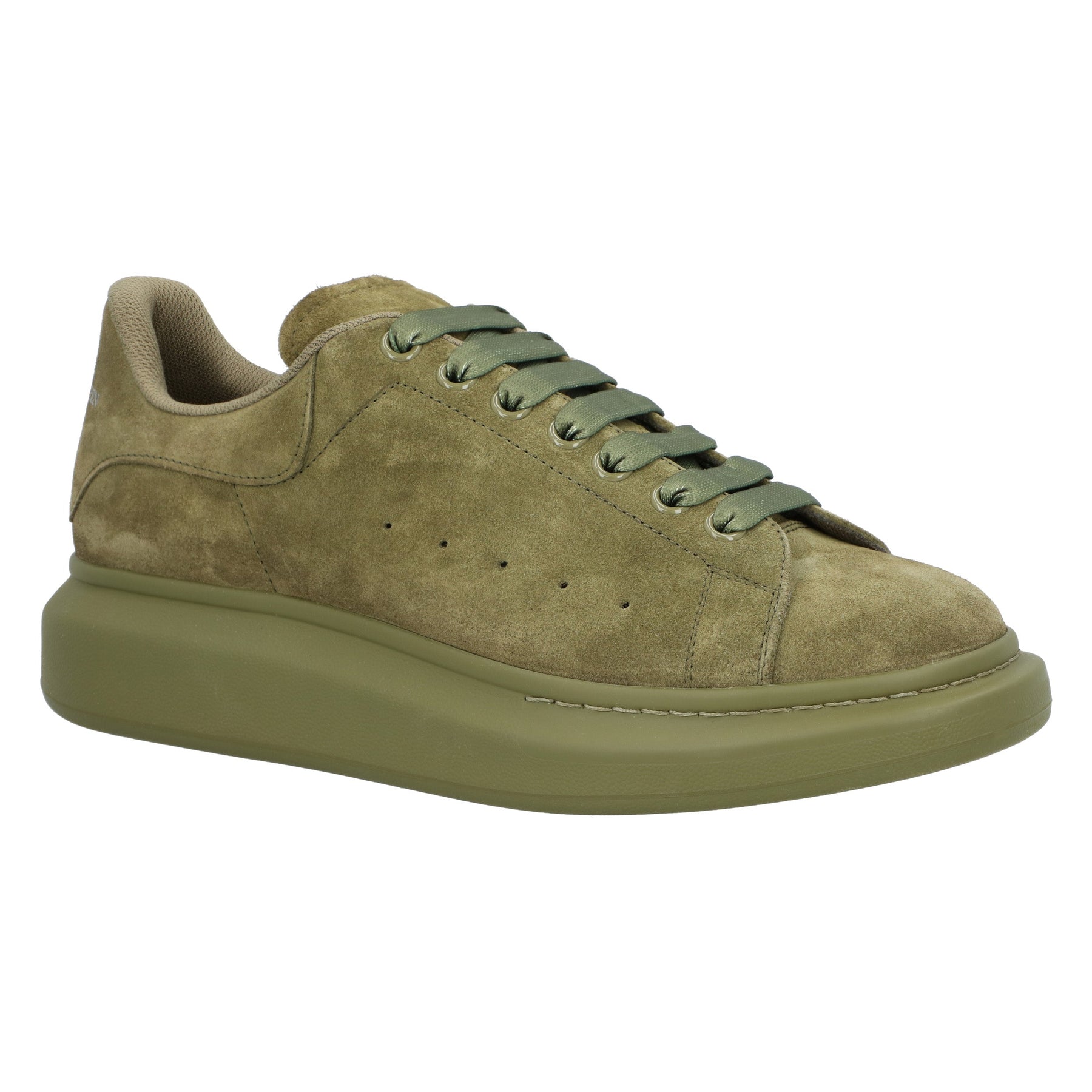 Alexander McQueen Men's Oversized Sneaker 'Larry' in olive green