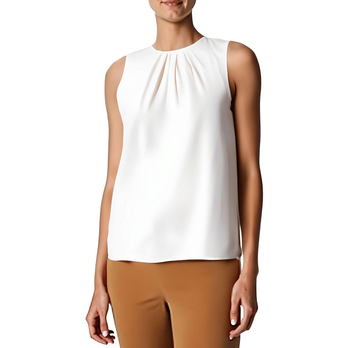 Pleated Chiffon Shell