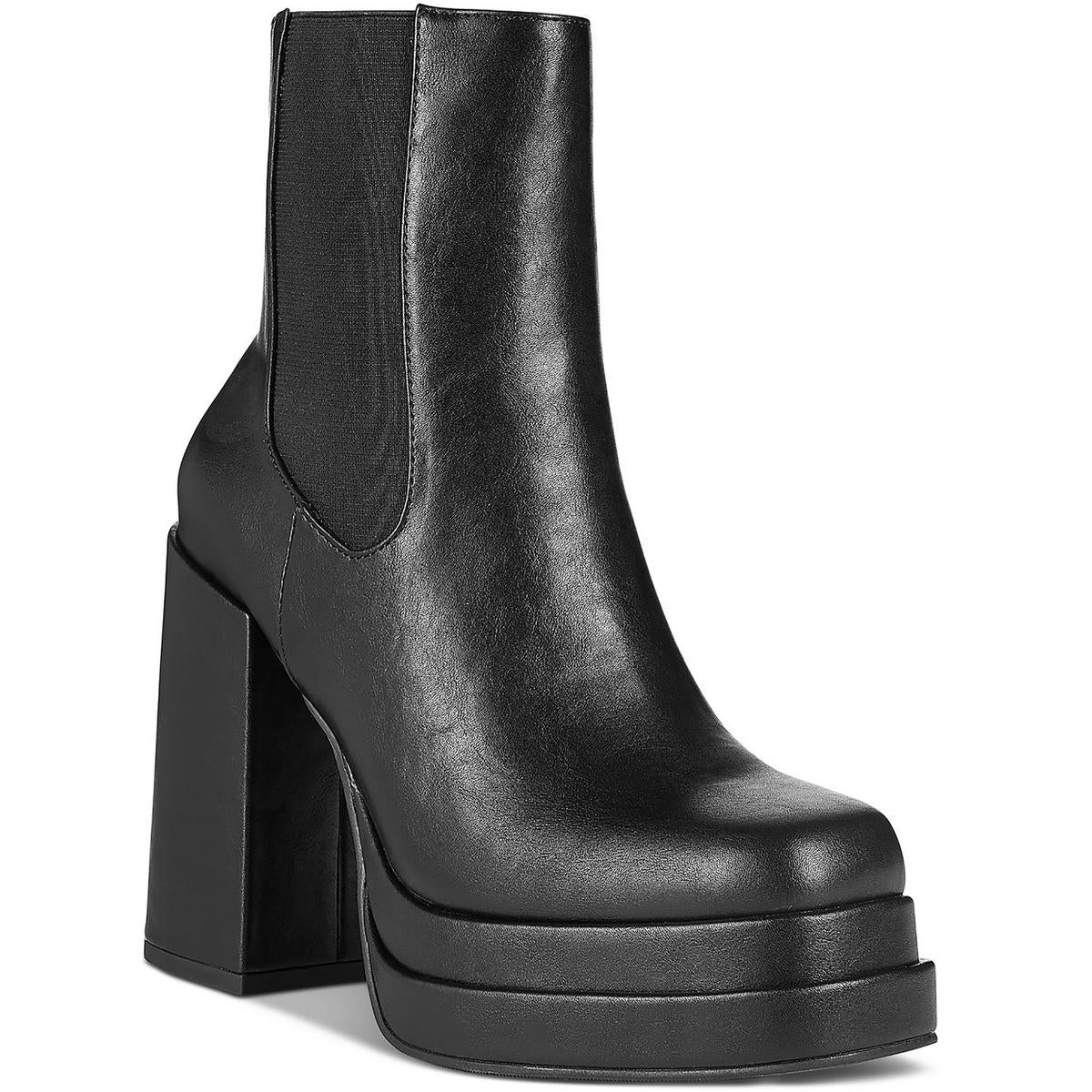 Ohara Faux Leather Ankle Boots