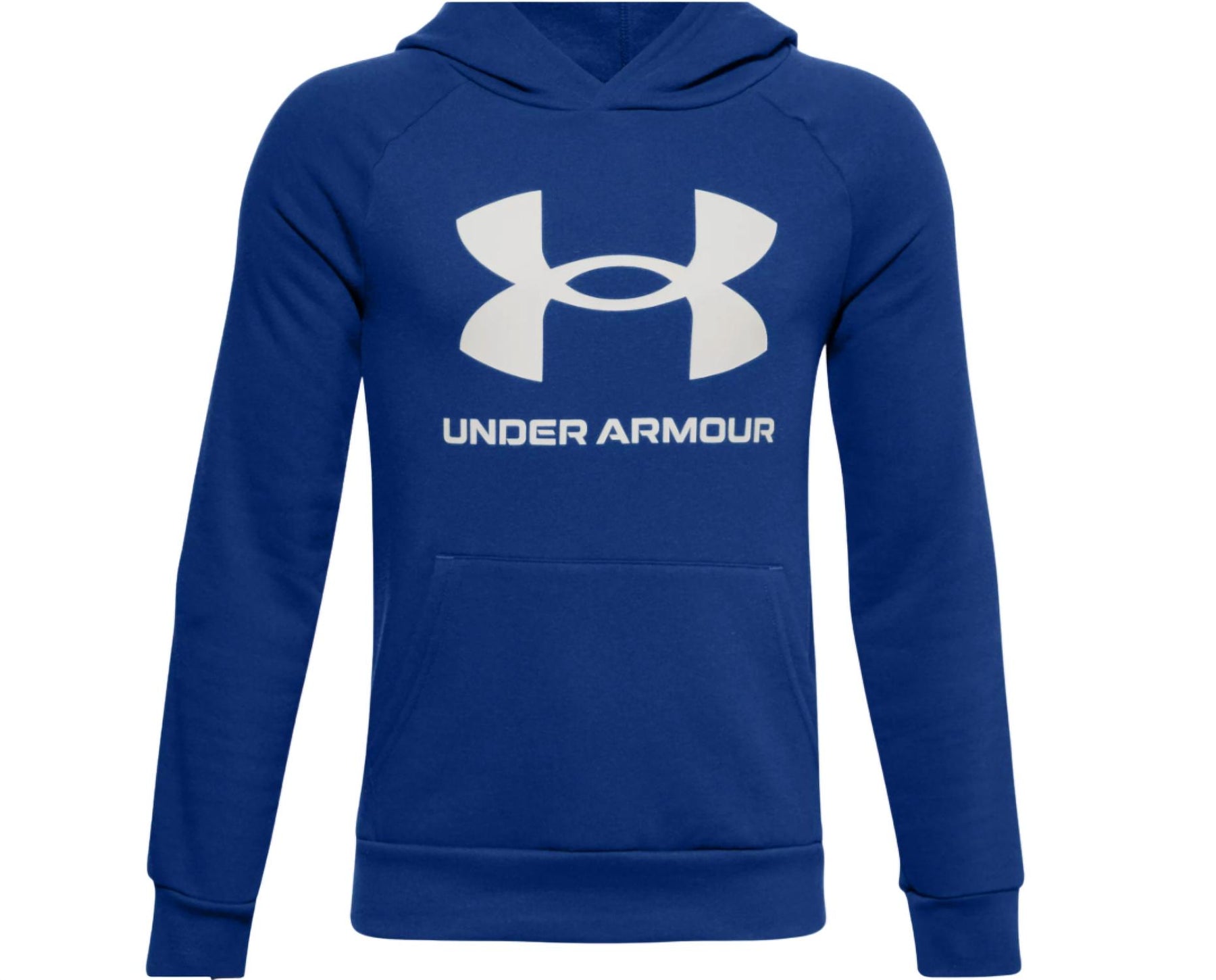 Boys' Rival Fleece Big Logo Hoodie In Royal-Onyx White 7733806202940