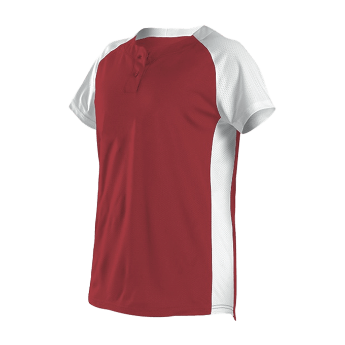 Alleson Women's Two Button Fastpitch Softball Jersey