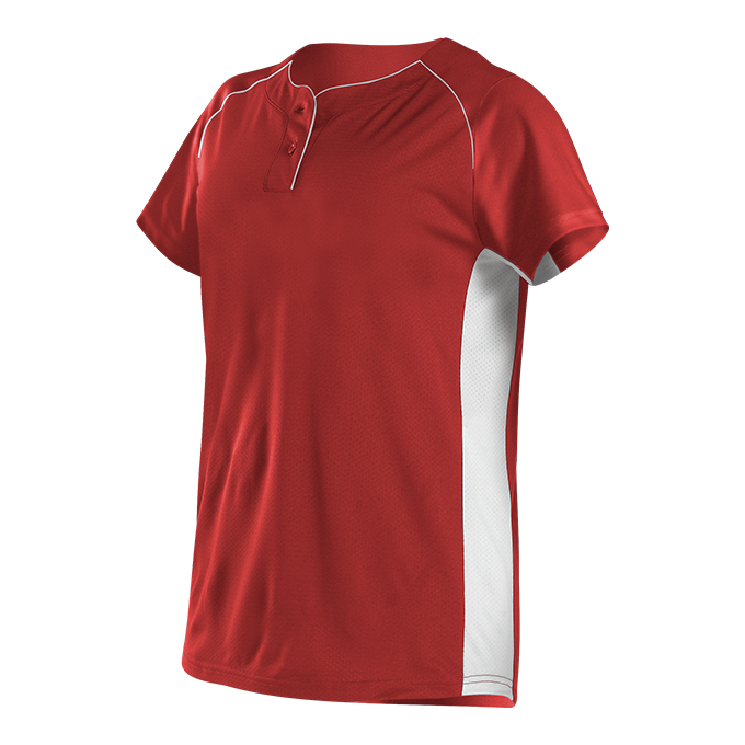 Alleson Women's Fastpitch 2 Button Softball Jersey