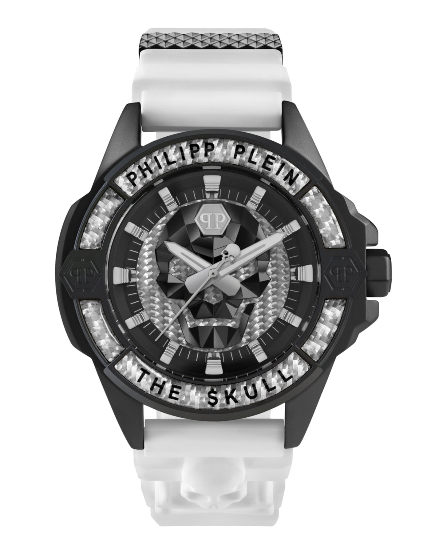 The $kull Carbon Fiber Silicone Watch 7785055584316