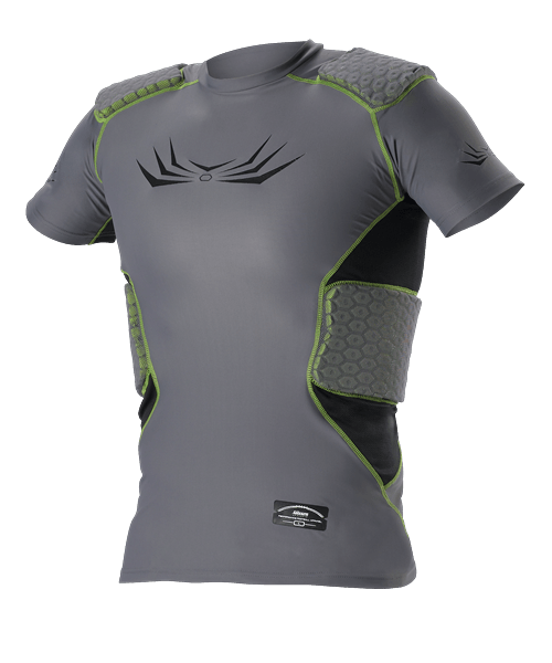 Alleson Men's Upper Body Integrated Protector Football Padded Shirt